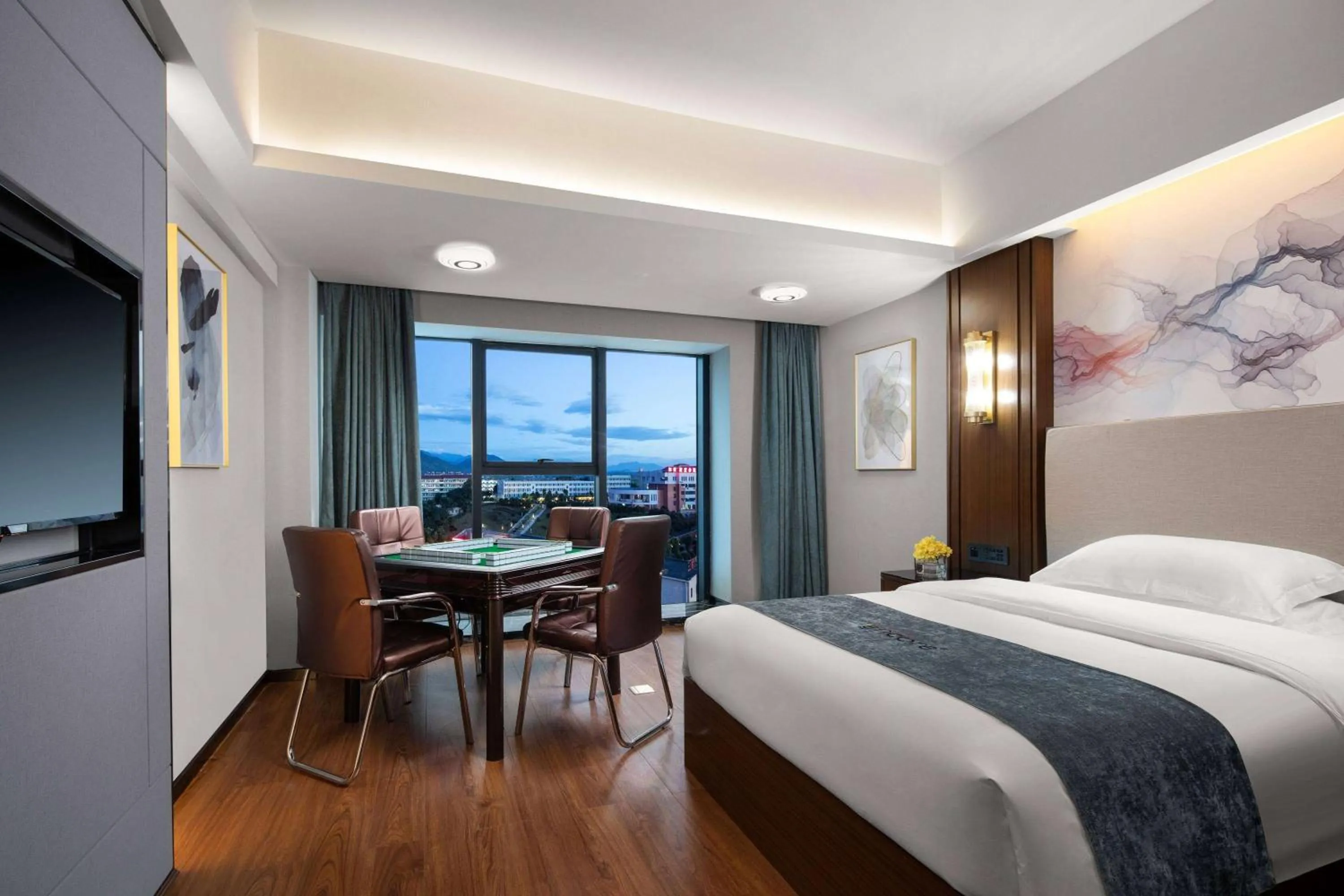 Photo of the whole room, Bed in Ramada Encore by Wyndham Chenzhou North