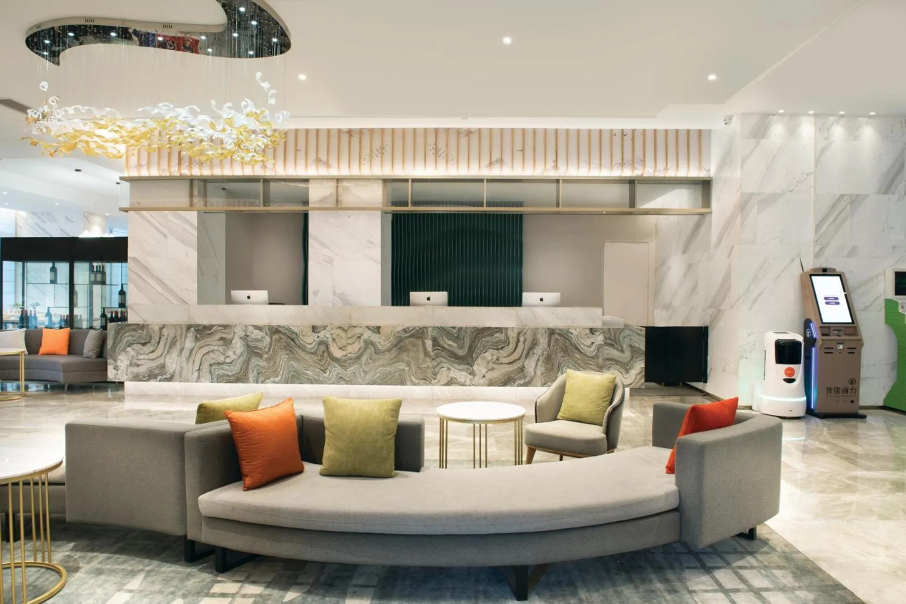 Lobby or reception in Hangzhou Upper Inn