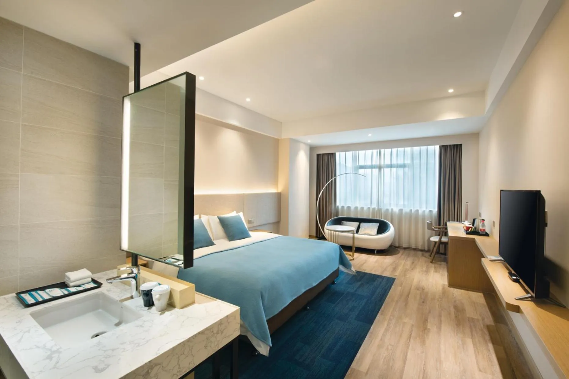 Bedroom, Bed in Hangzhou Upper Inn