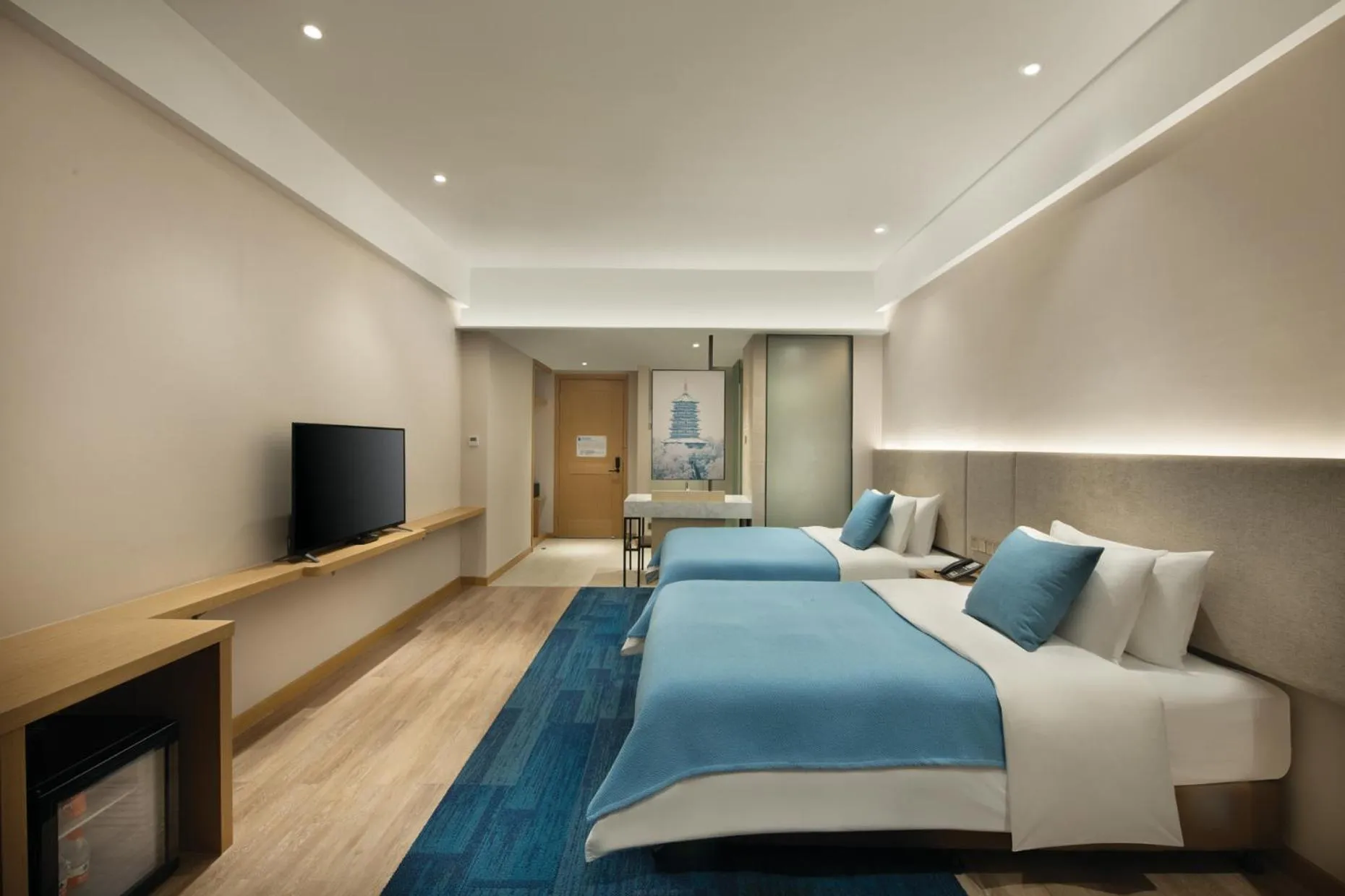 Bedroom, Bed in Hangzhou Upper Inn