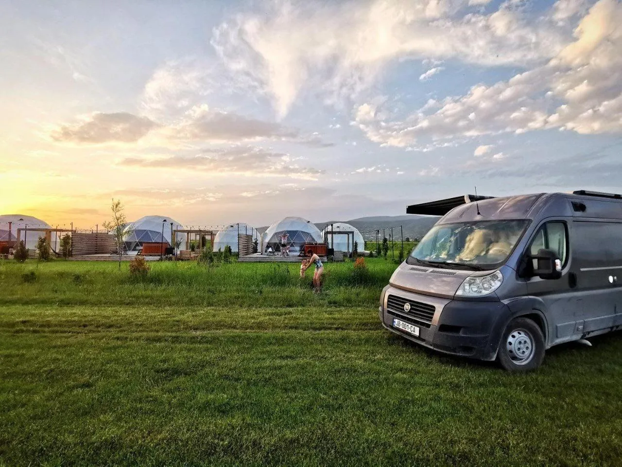 Garden view in Jewelberry Glamping Hotel Tbilisi