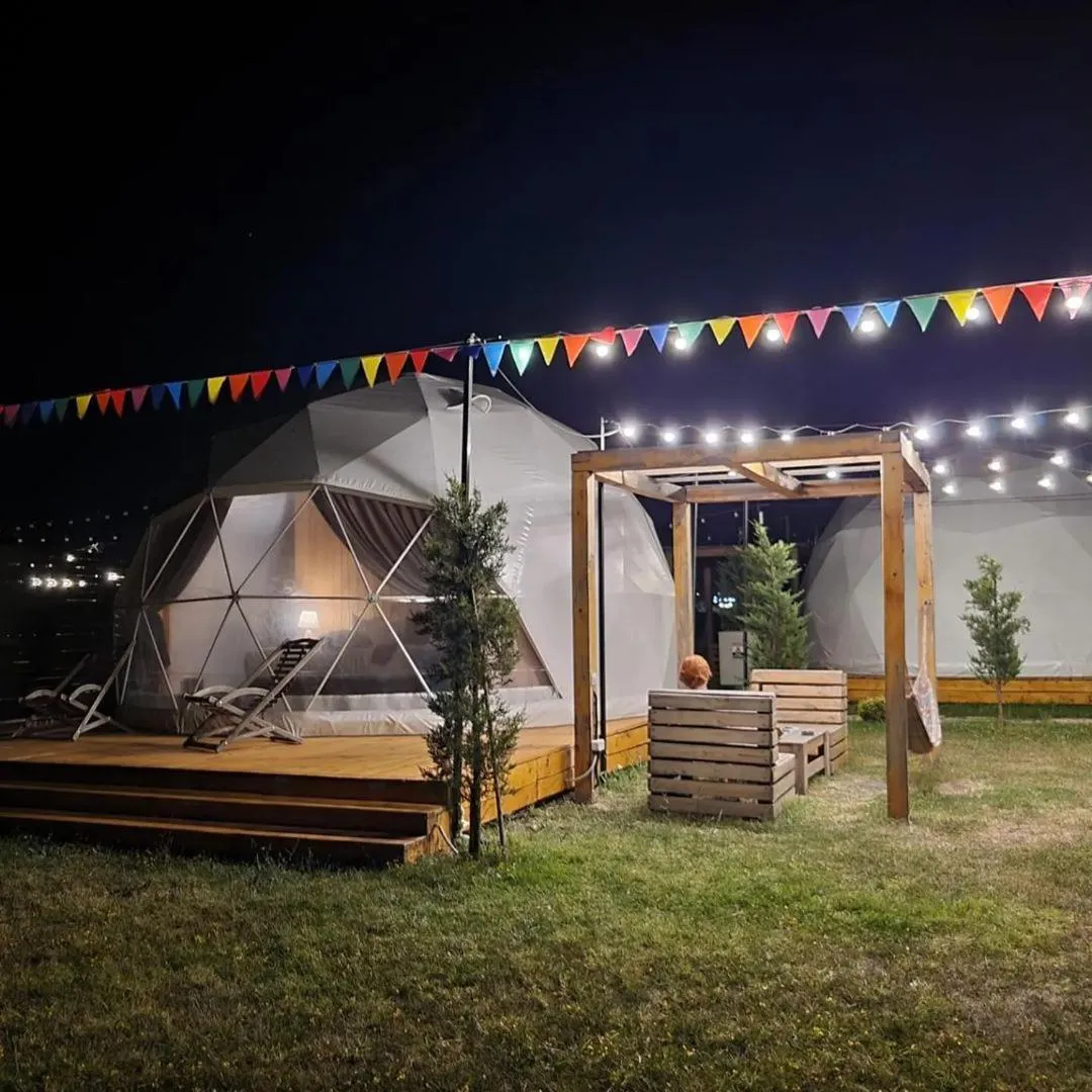 Patio in Jewelberry Glamping Hotel Tbilisi