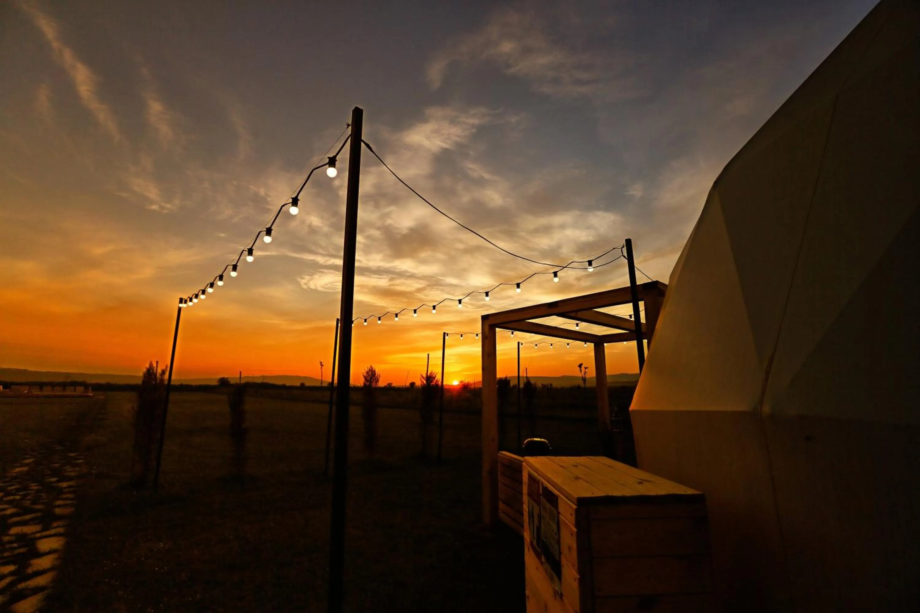Sunset, Sunrise/Sunset in Jewelberry Glamping Hotel Tbilisi