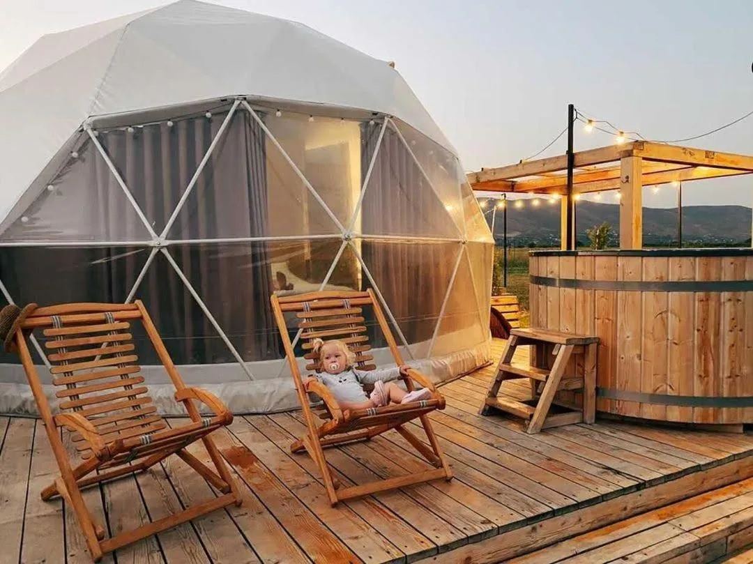 Day in Jewelberry Glamping Hotel Tbilisi