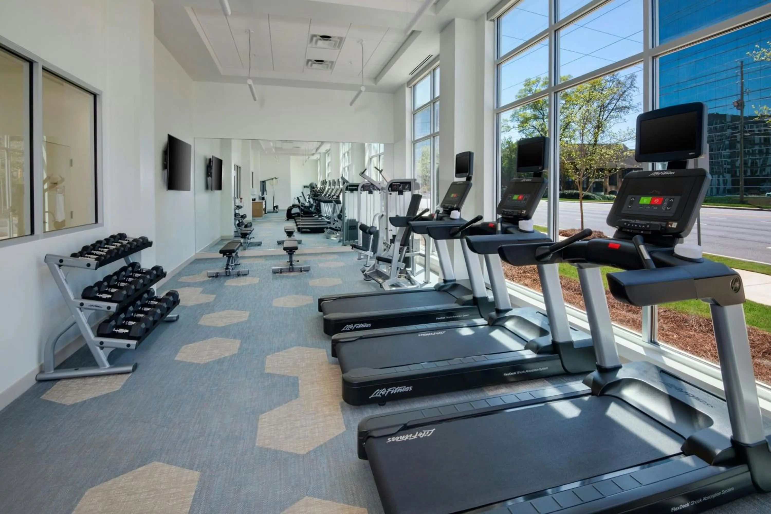 Fitness centre/facilities in Element Atlanta Buckhead