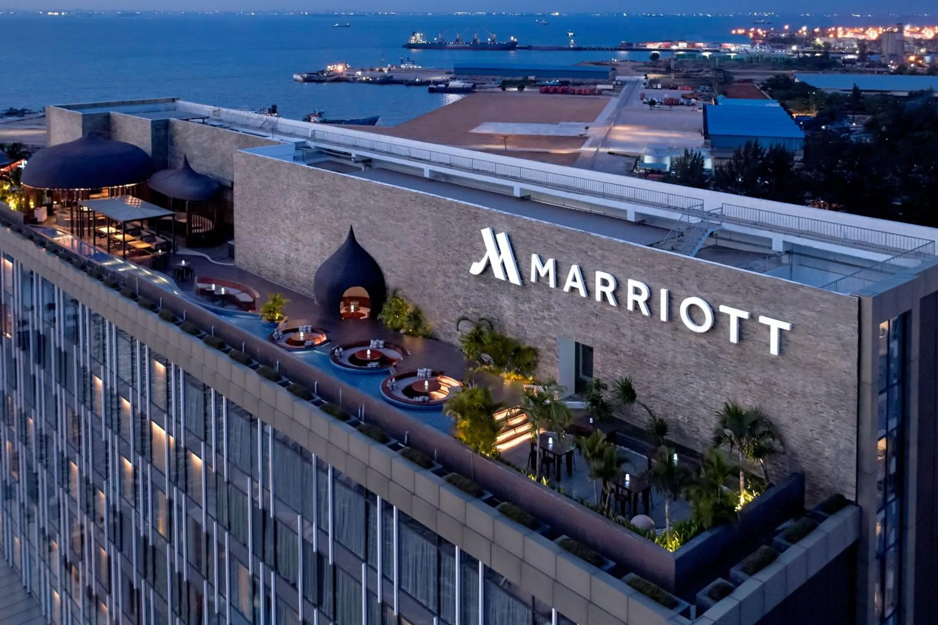 Property building in Batam Marriott Hotel Harbour Bay