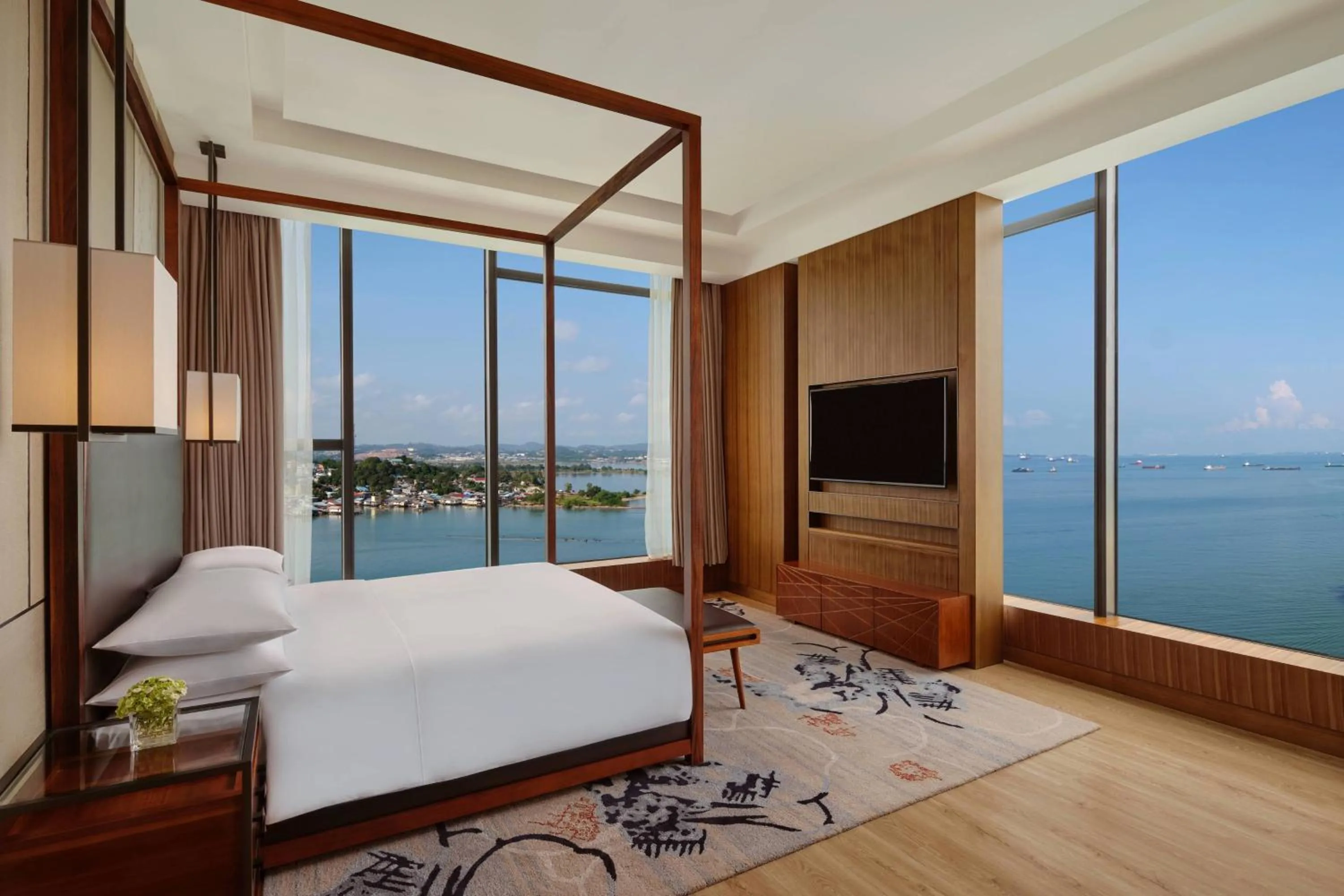 Bedroom, Bed in Batam Marriott Hotel Harbour Bay