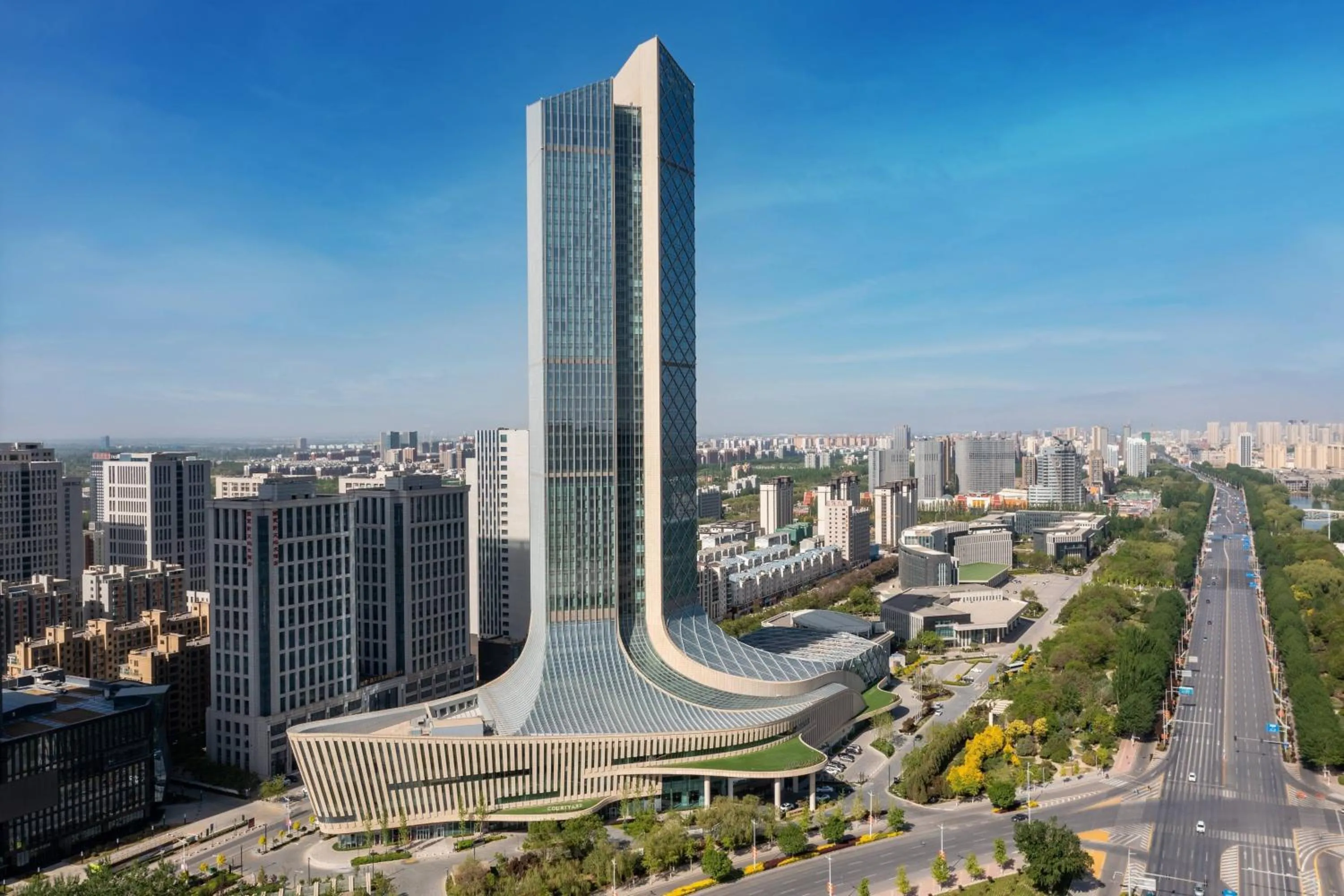 Property building in Courtyard by Marriott Yinchuan
