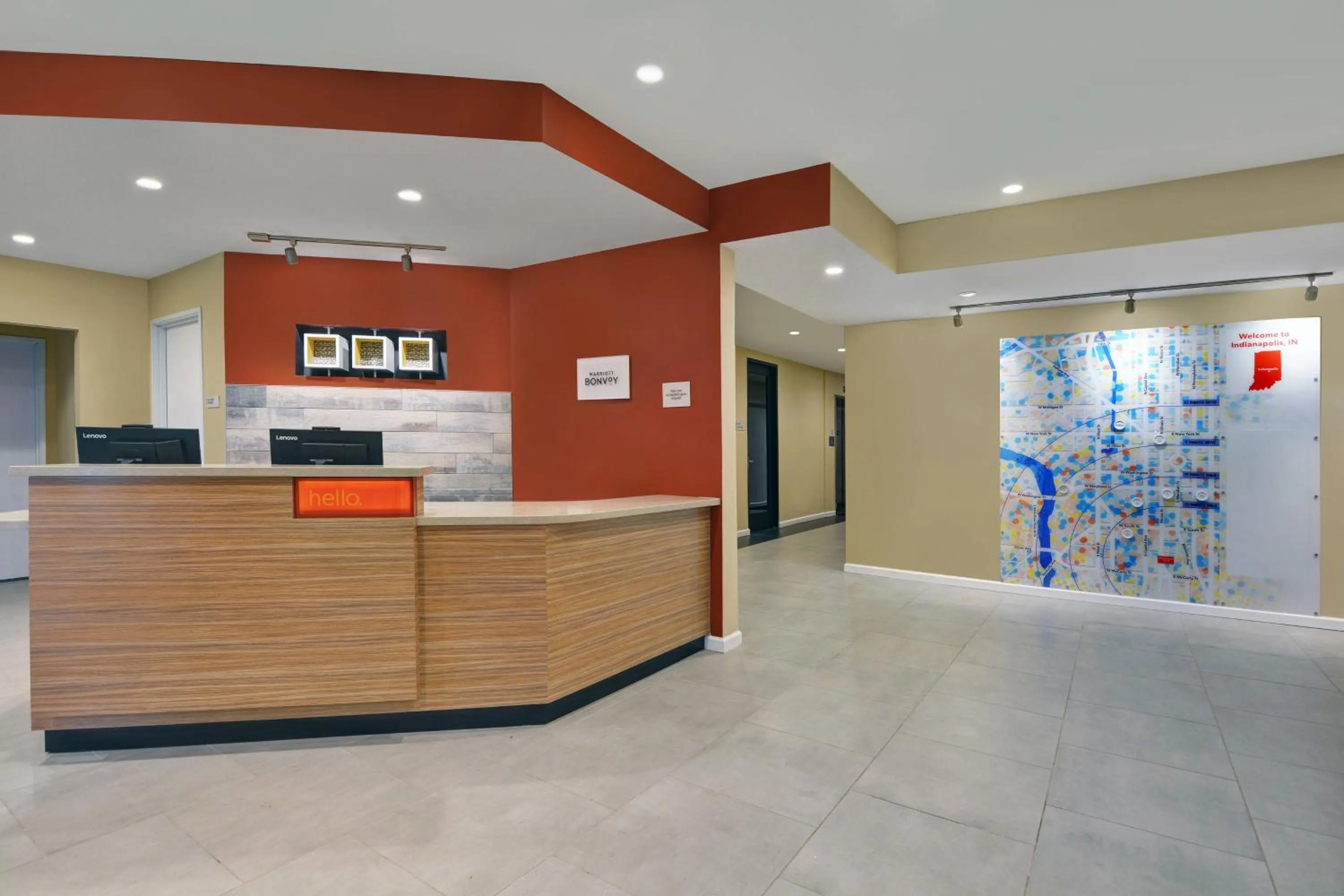 Lobby or reception in TownePlace Suites by Marriott Indianapolis Downtown