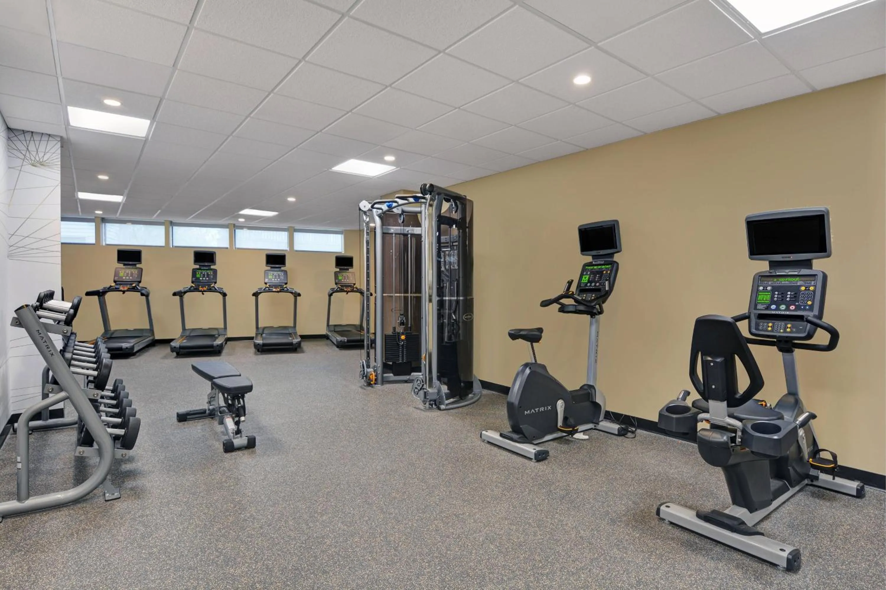 Fitness centre/facilities in TownePlace Suites by Marriott Indianapolis Downtown
