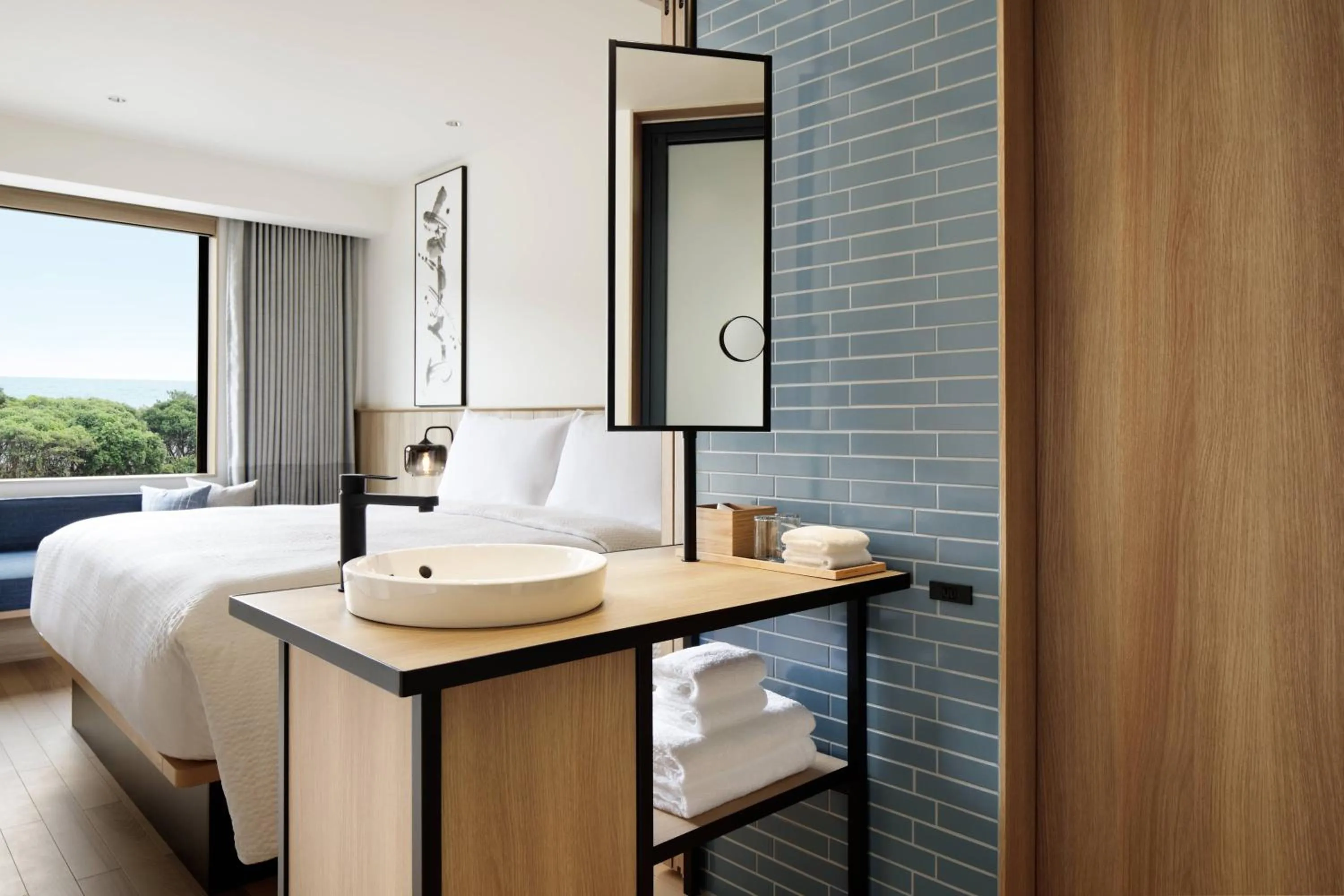 Bathroom, Bed in Fairfield by Marriott Mie Kumano Kodo Mihama