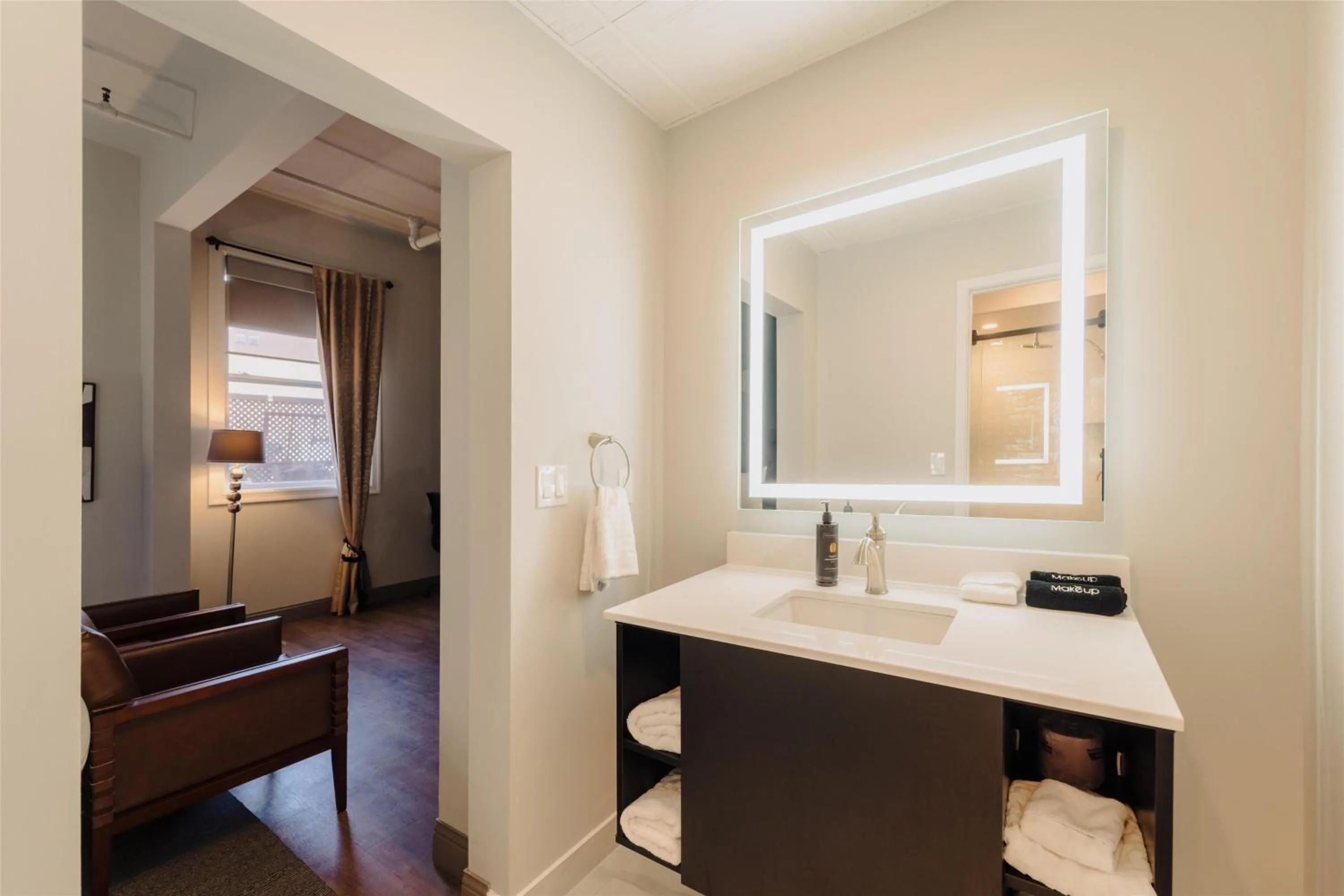 Bathroom in Mercer Hotel Downtown; BW Premier Collection