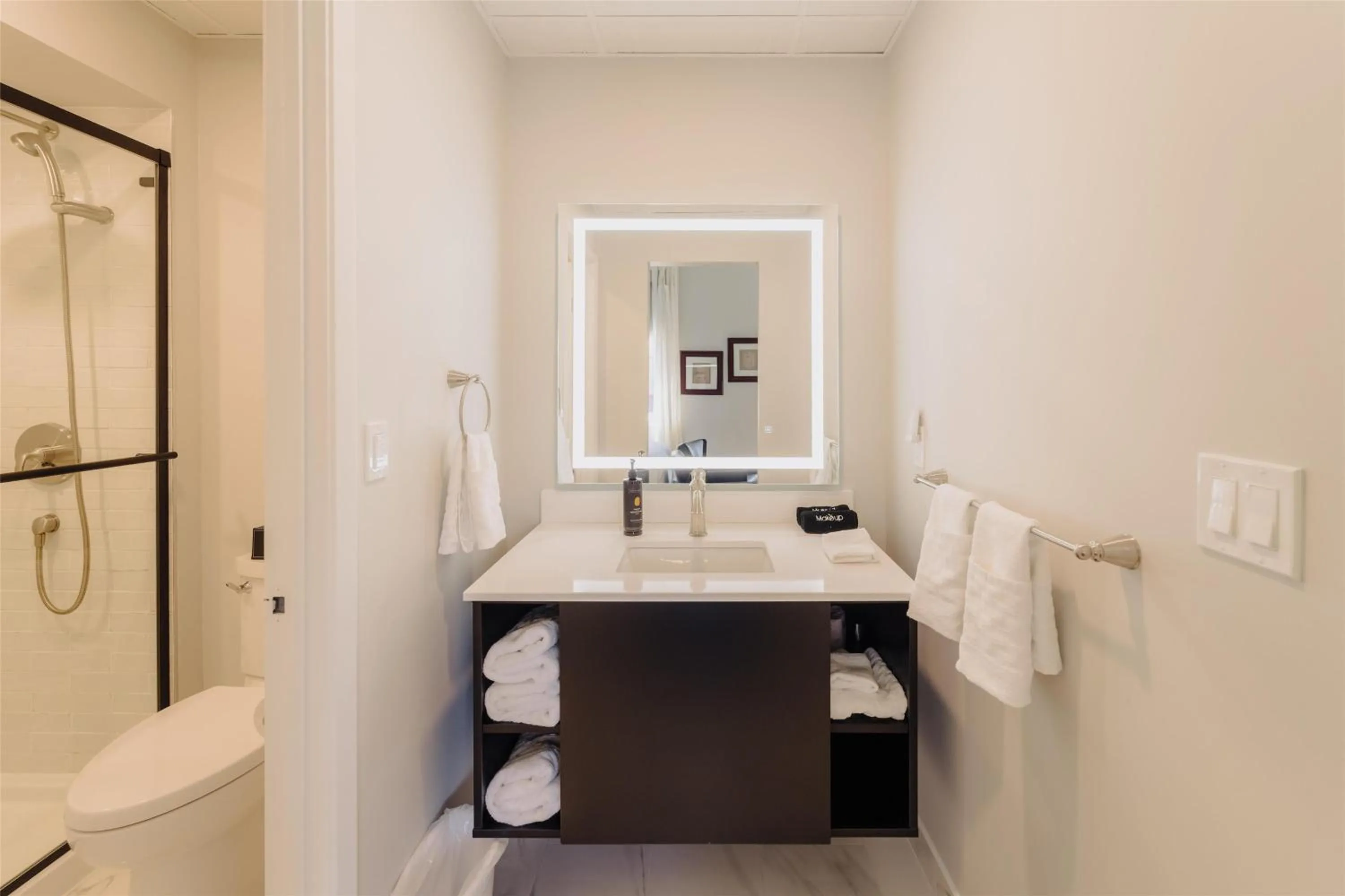 Bathroom in Mercer Hotel Downtown; BW Premier Collection