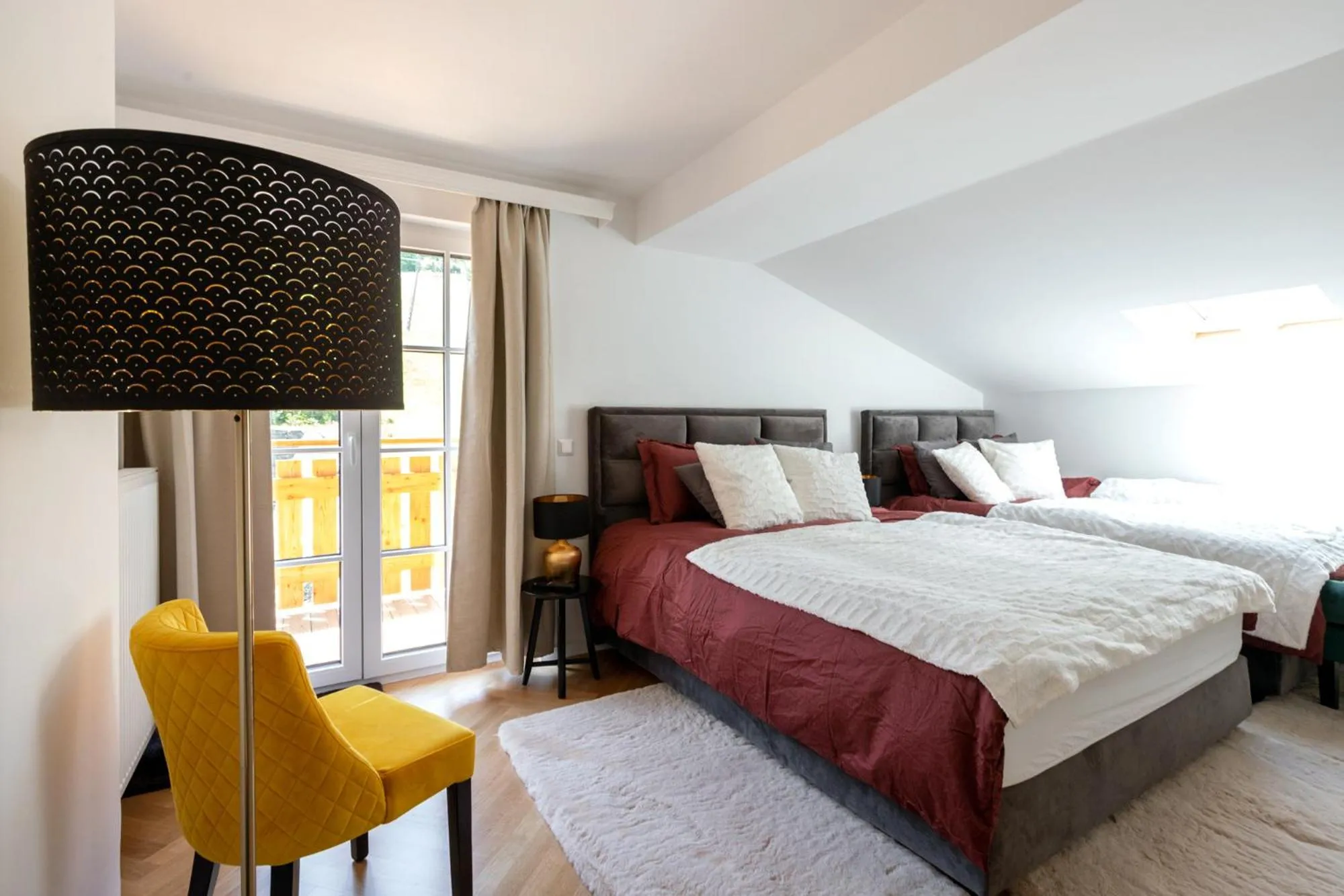 Bed in Hotel Sonnenalm Stuhleck