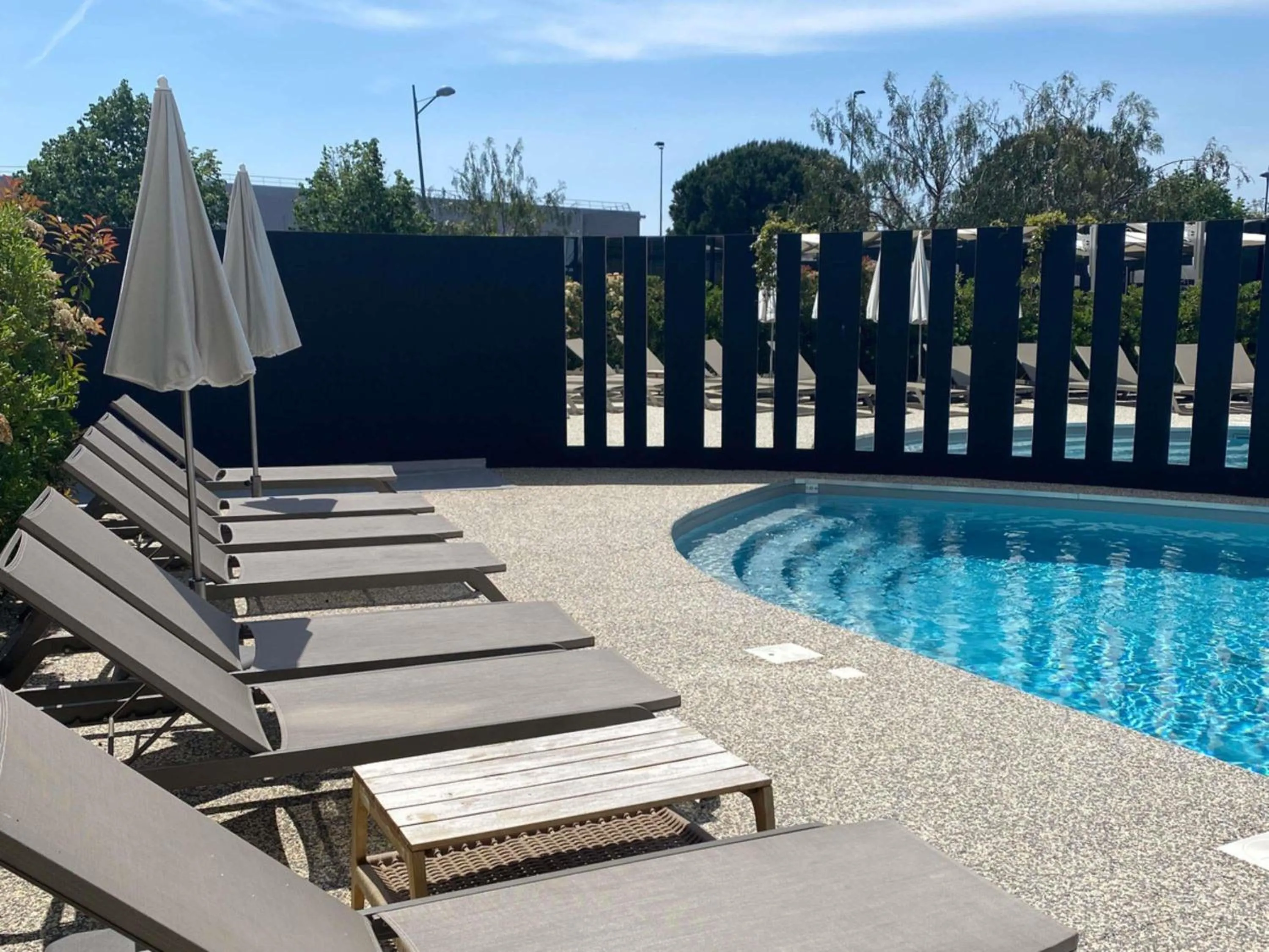Pool view in Ibis Lunel Petite Camargue