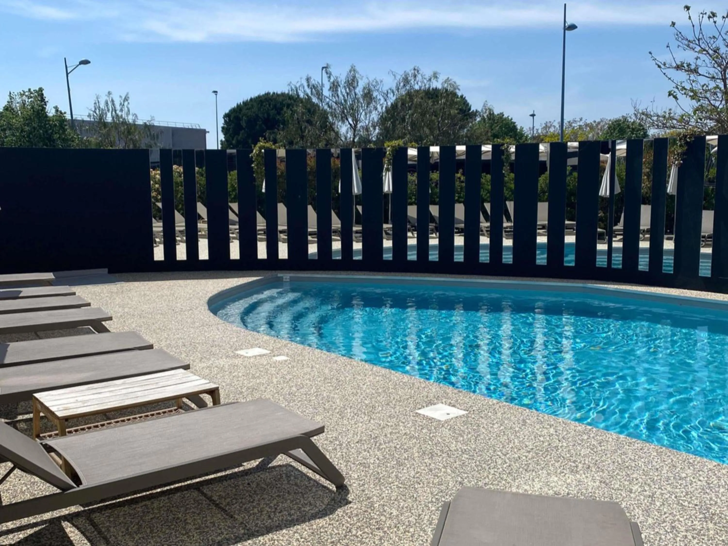 Pool view in Ibis Lunel Petite Camargue