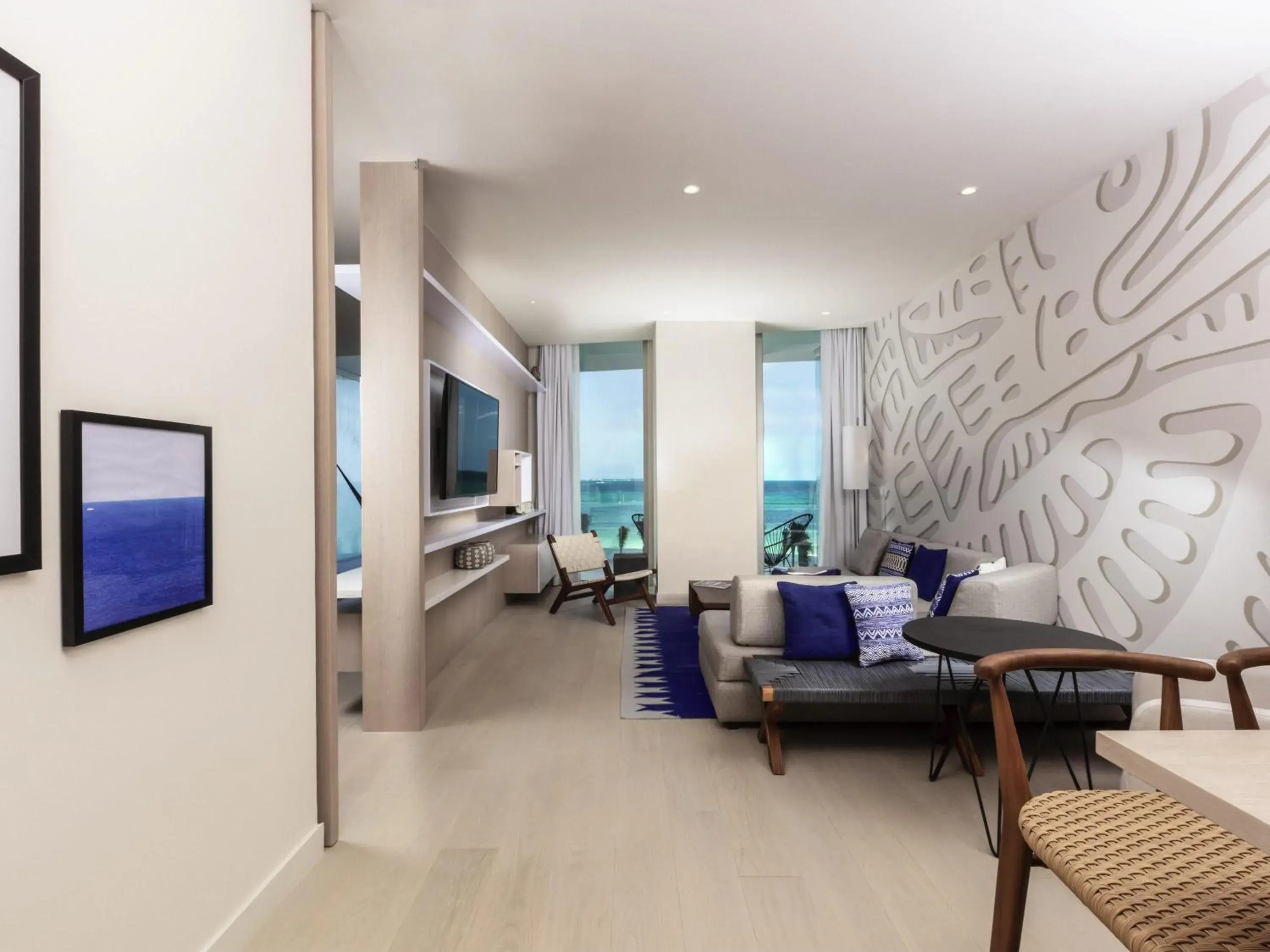 Deluxe One Bedroom Suite - Ocean Front Double in SLS Cancun Deluxe One Bedroom Suite - Ocean Front Double in SLS Cancun