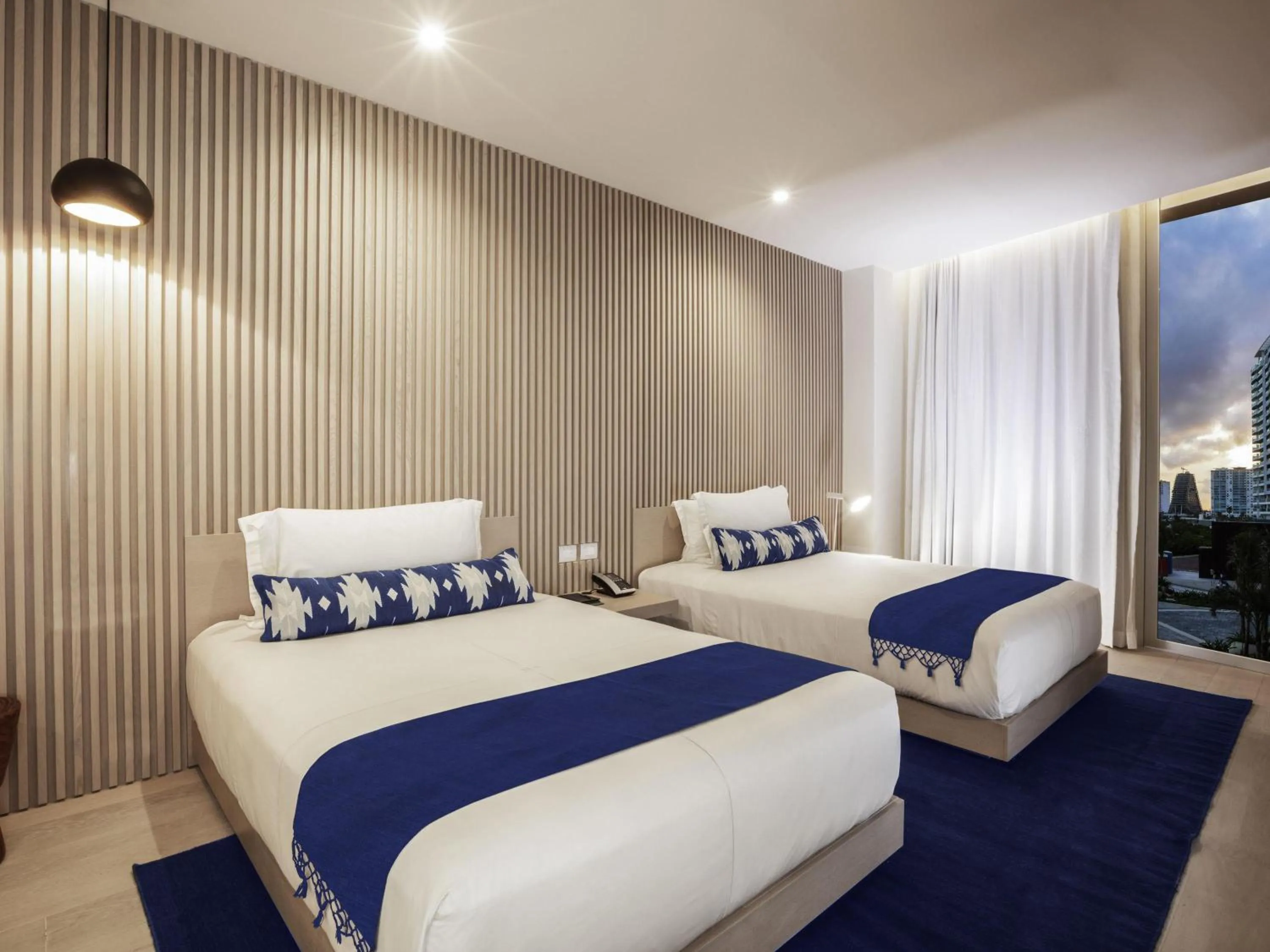 Bedroom, Bed in SLS Cancun