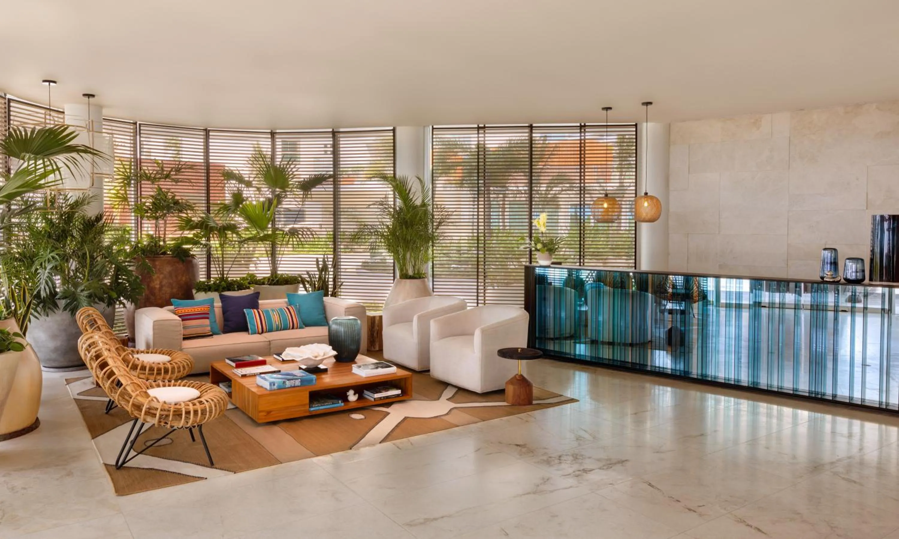 Lobby or reception in SLS Cancun