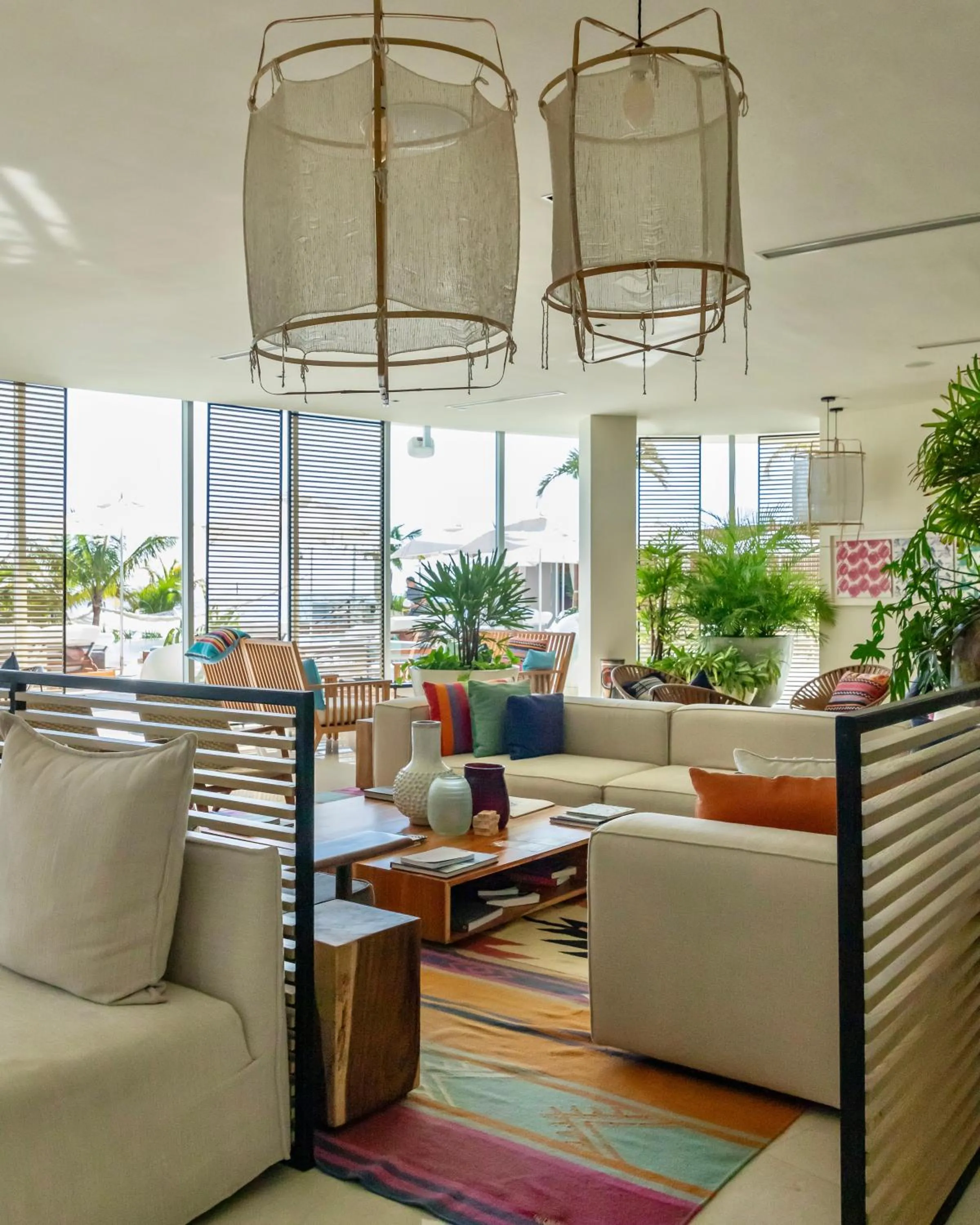 Lobby or reception in SLS Cancun