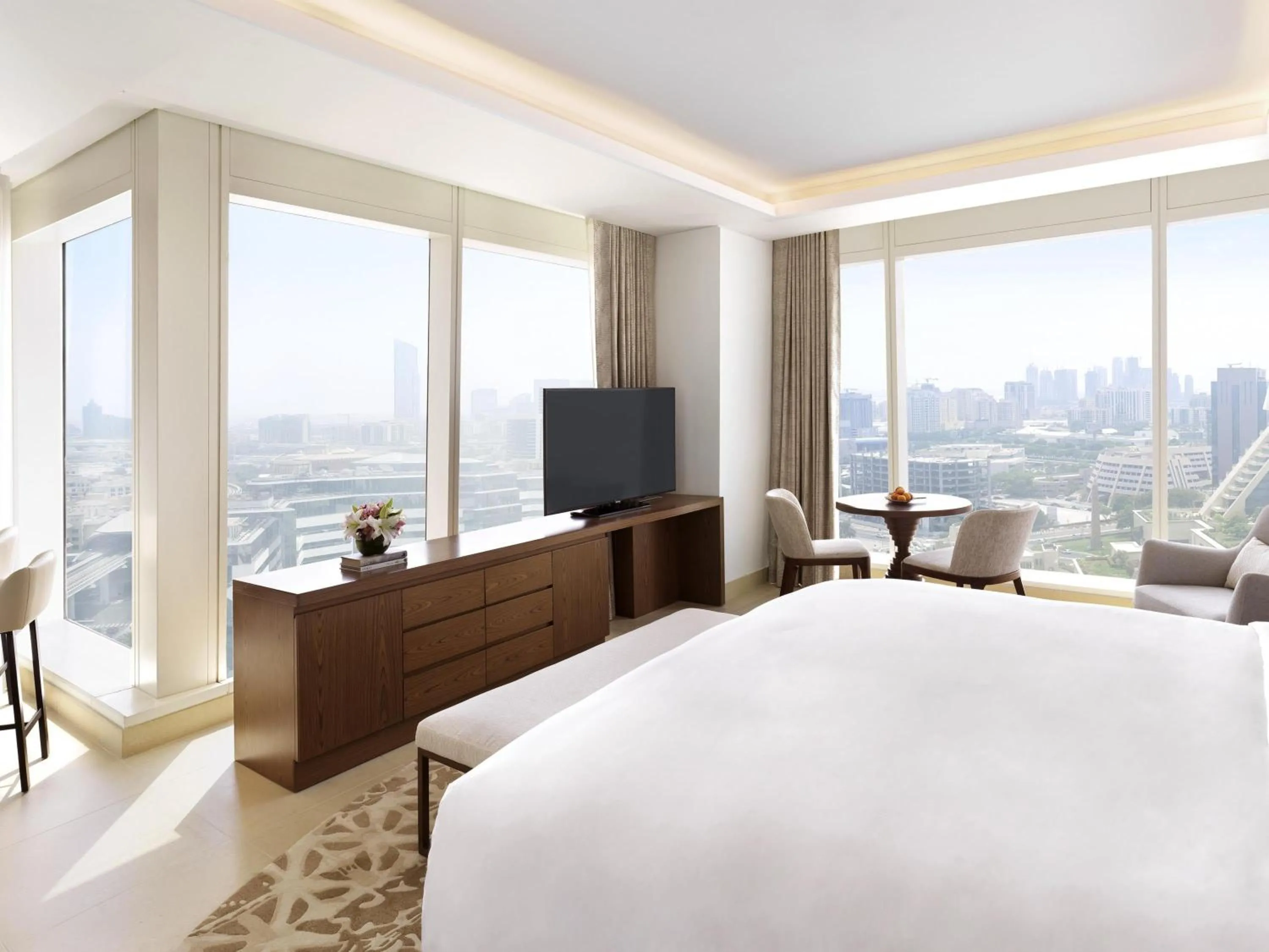 Bedroom, Bed in Sofitel Dubai The Obelisk