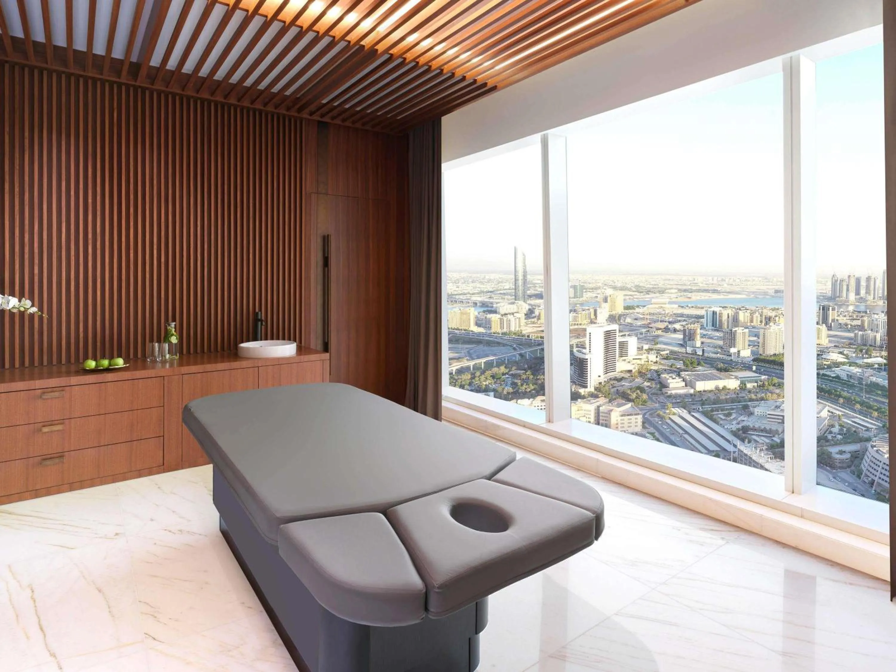 Bedroom in Sofitel Dubai The Obelisk