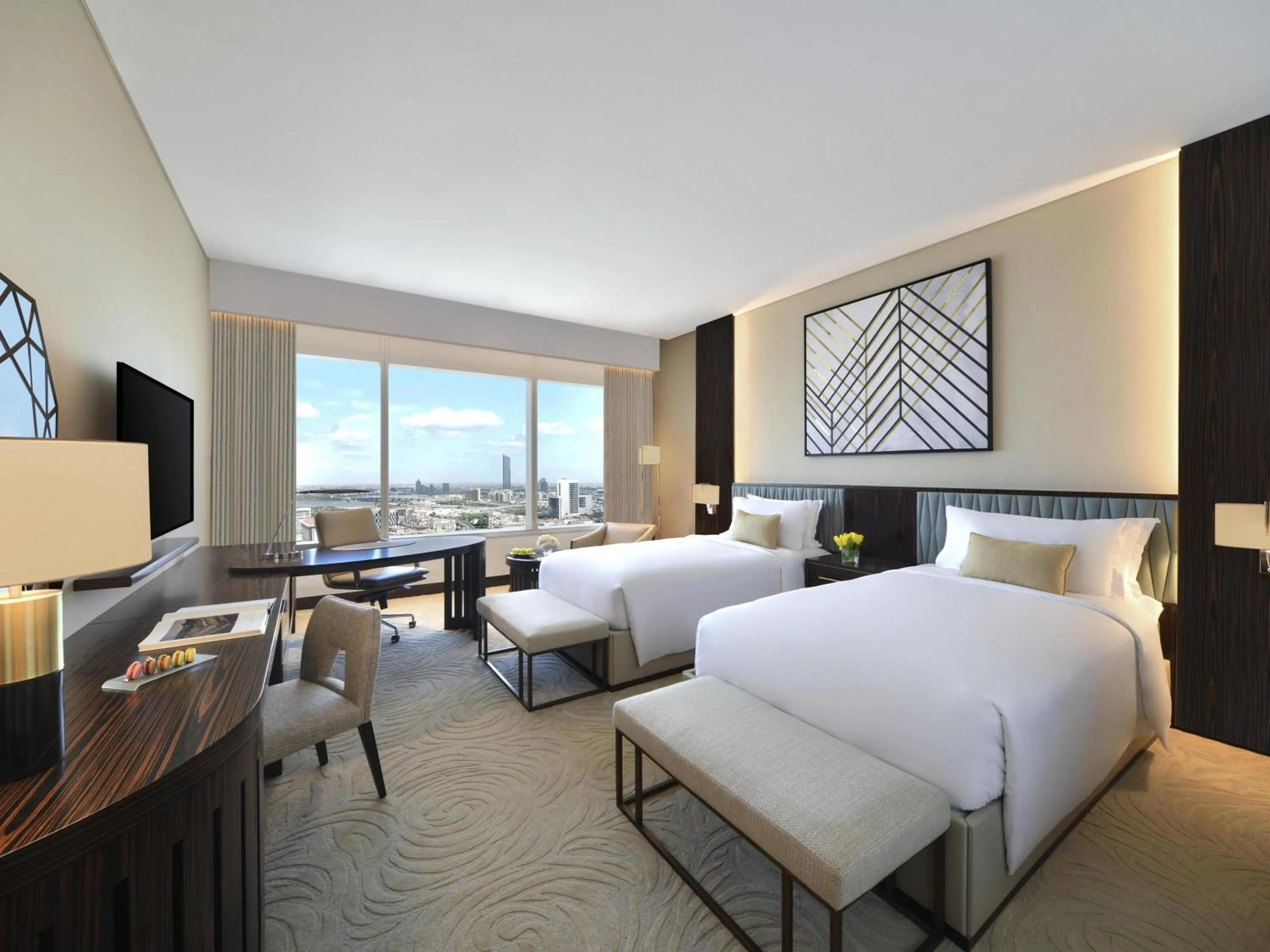 Bedroom, Bed in Sofitel Dubai The Obelisk