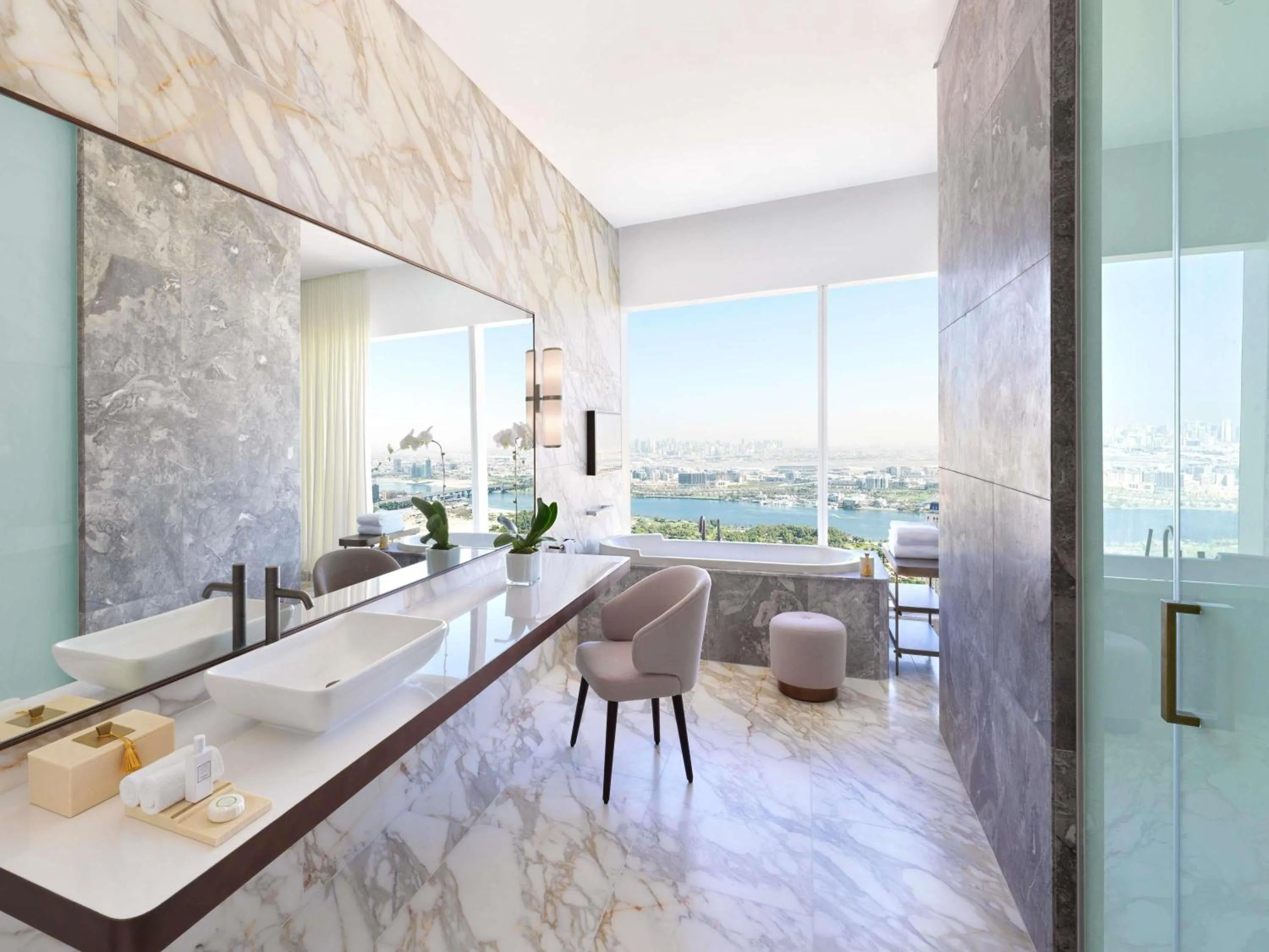 Bedroom in Sofitel Dubai The Obelisk