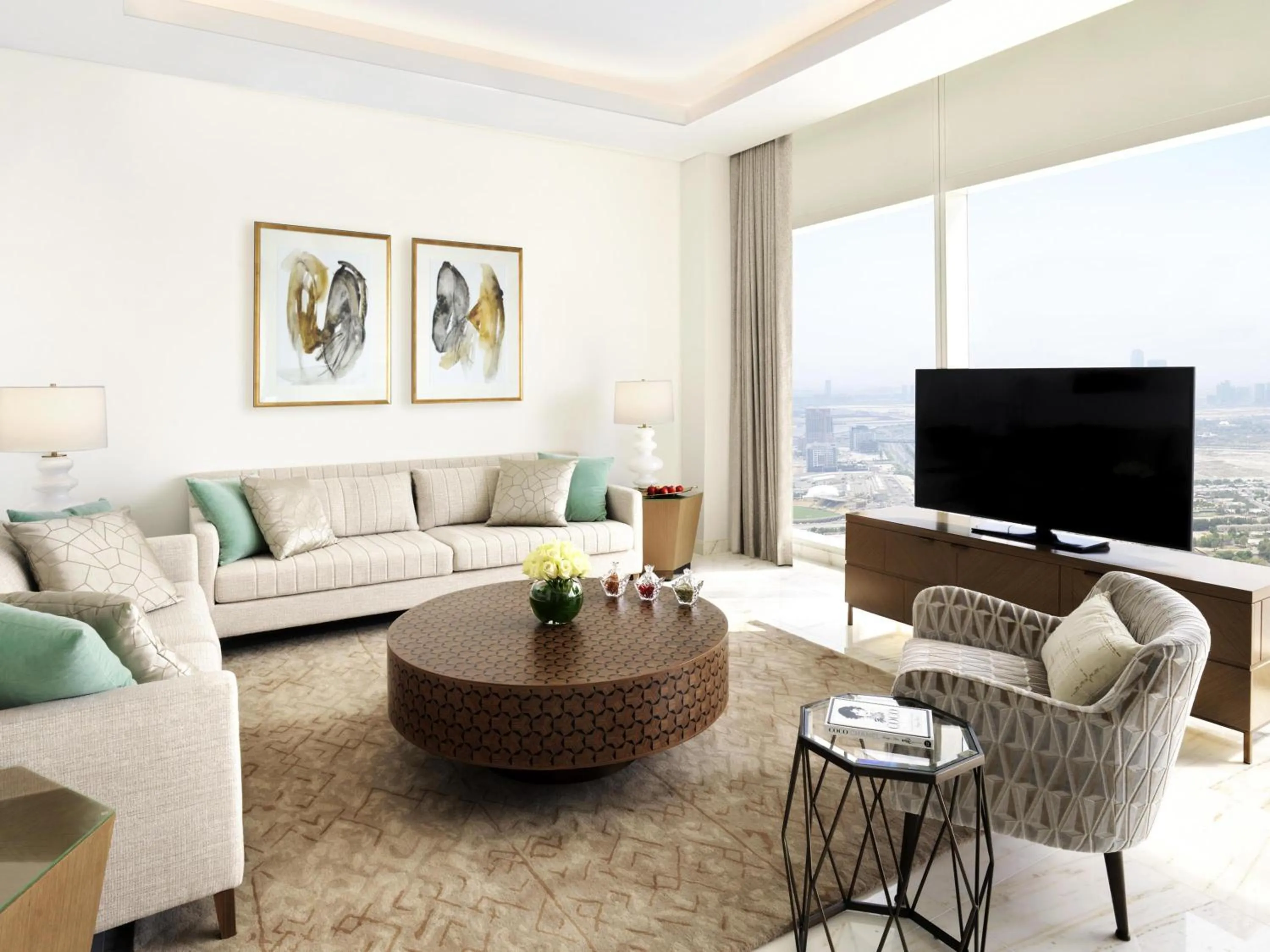 Bedroom in Sofitel Dubai The Obelisk