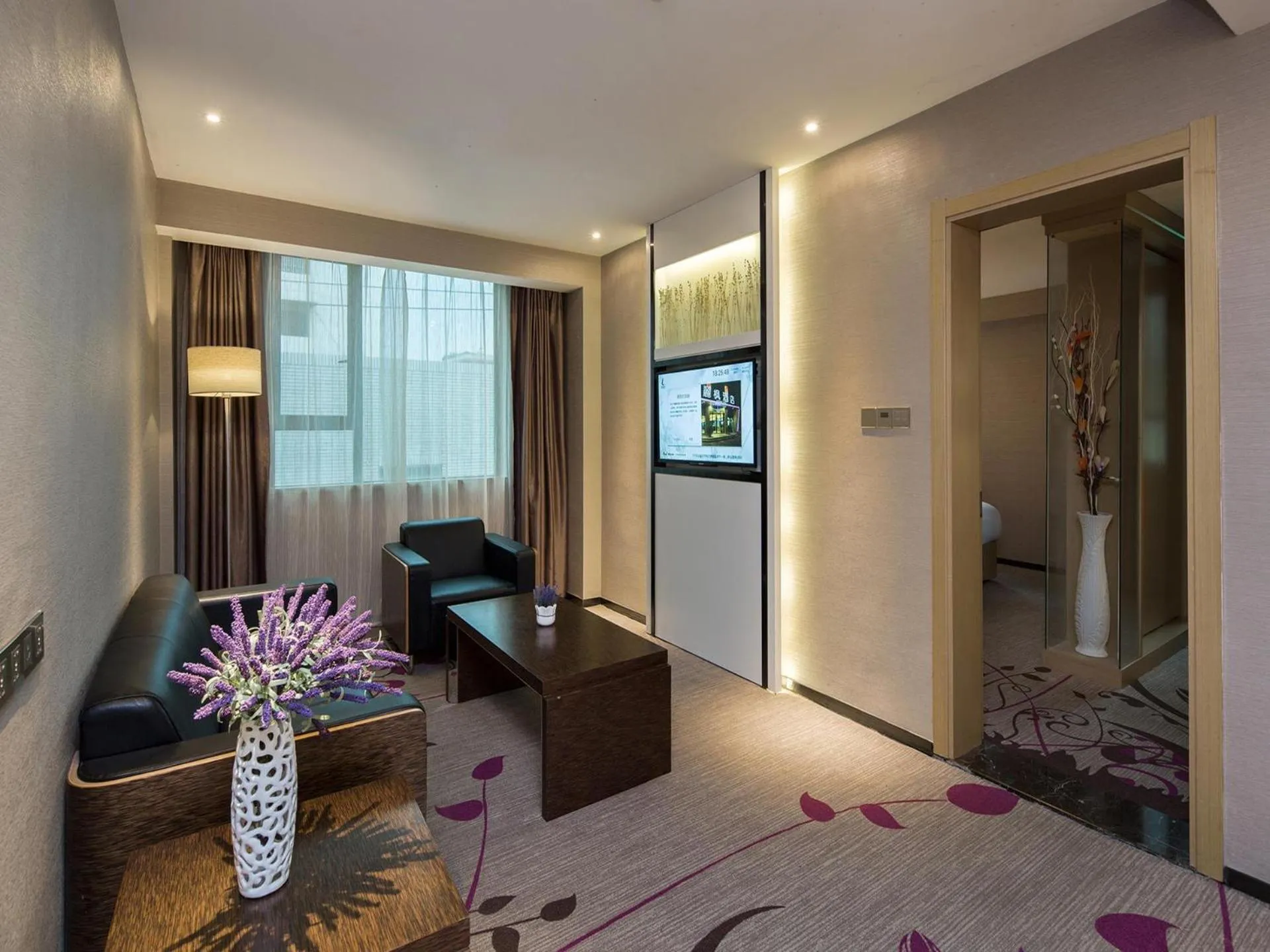 Bed in Lavande Hotel Hengyang Changsheng West Road Nanhua University