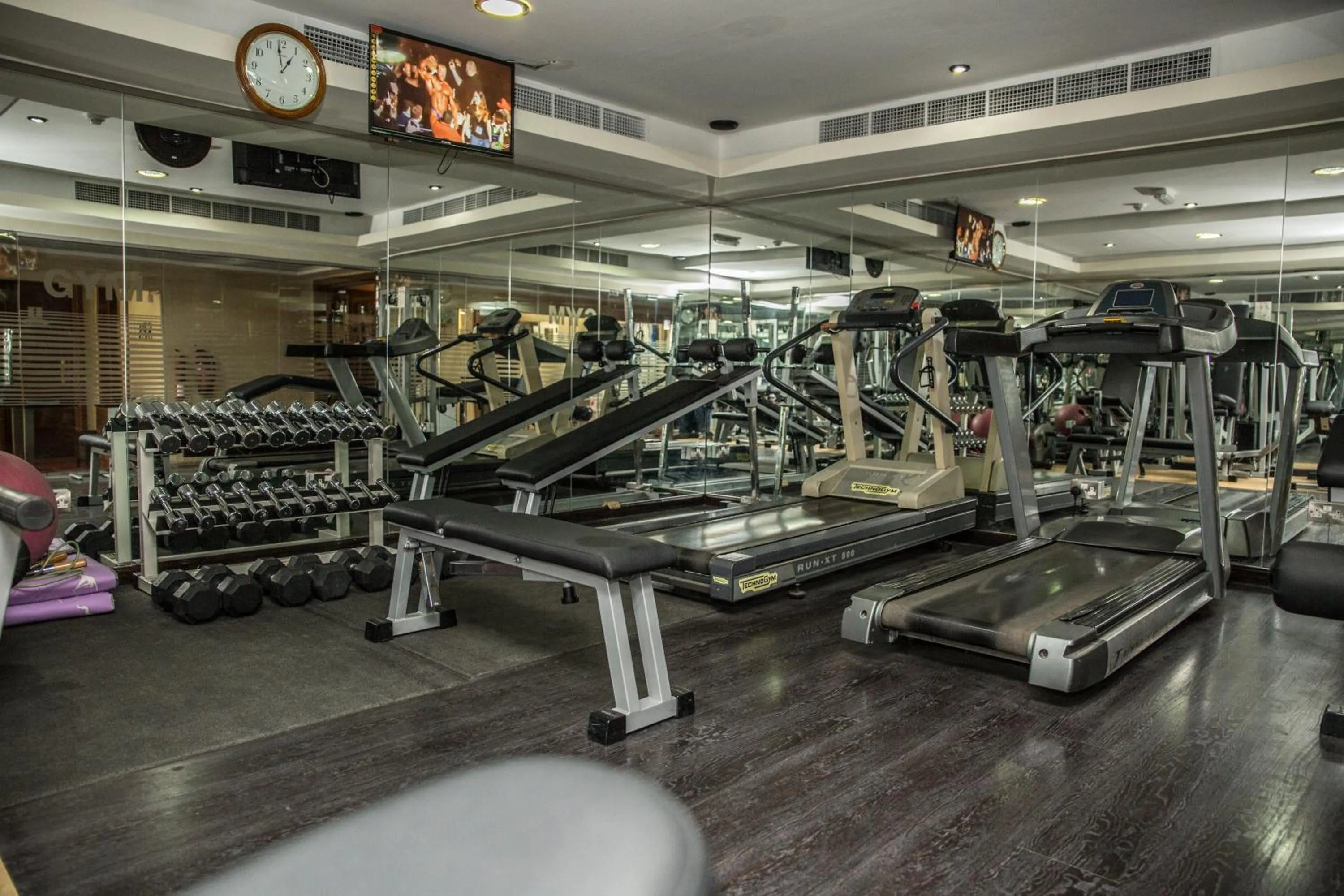 Fitness centre/facilities in Saffron Boutique Hotel