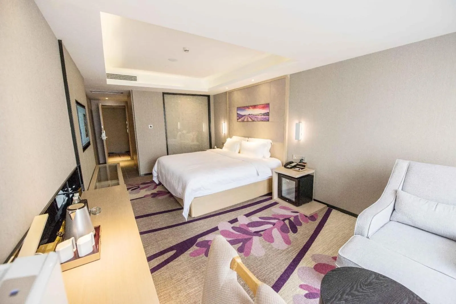 Bed in Lavande Hotel Shenzhen Baoan Haiya Binfencheng