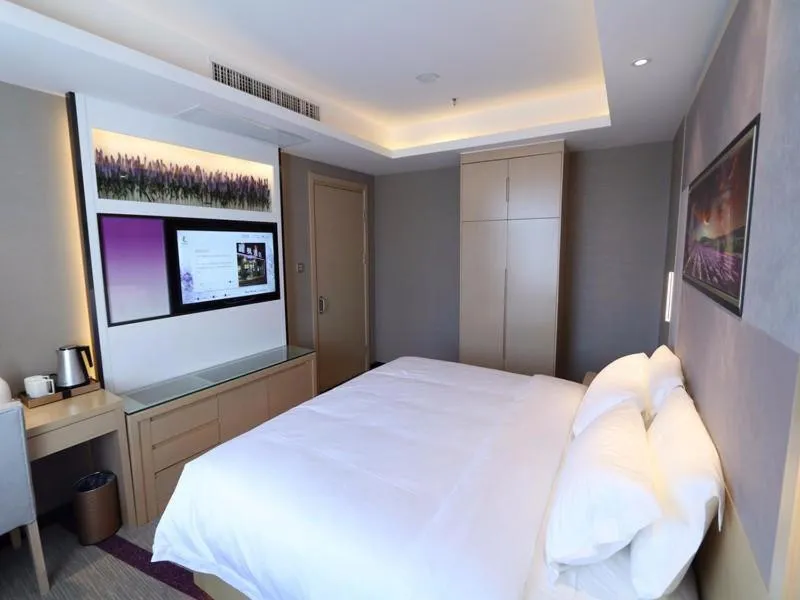 Bed in Lavande Hotel Jilin Songjiang Road Jiangwan Bridge Branch