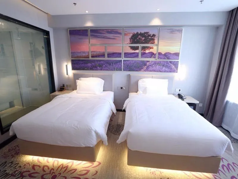 Bed in Lavande Hotel Jilin Songjiang Road Jiangwan Bridge Branch