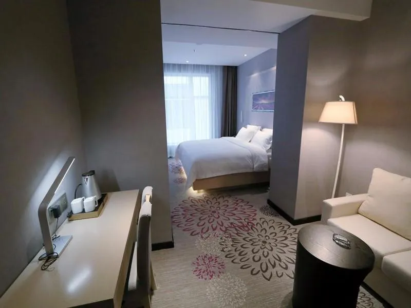 Bed in Lavande Hotel Jilin Songjiang Road Jiangwan Bridge Branch