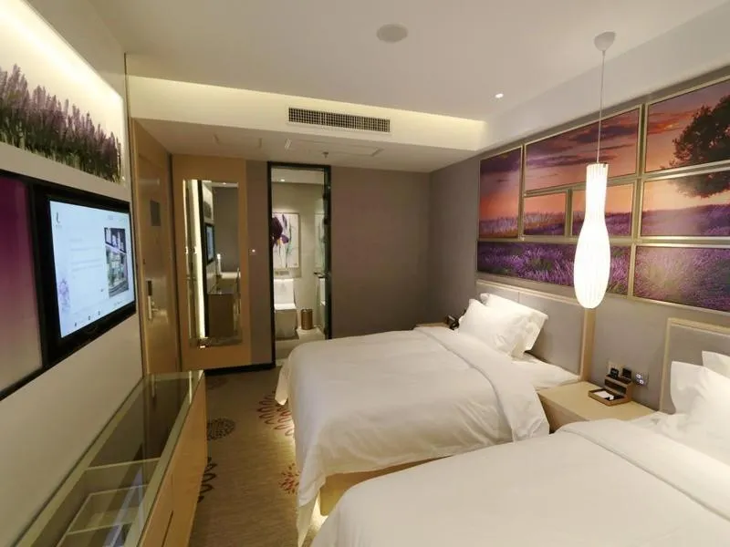Bed in Lavande Hotel Jilin Songjiang Road Jiangwan Bridge Branch