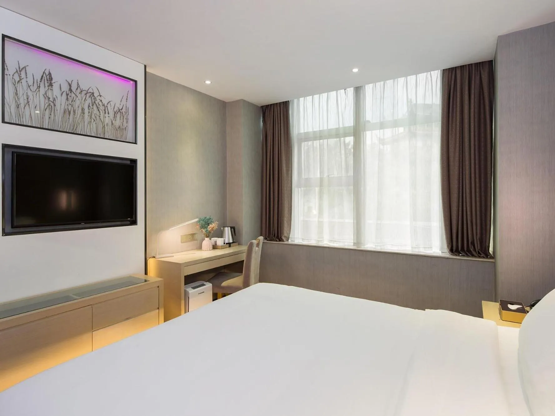 Bed in Lavande Hotel Changsha Pedestrian Street Nanmenkou Metro Station Branch