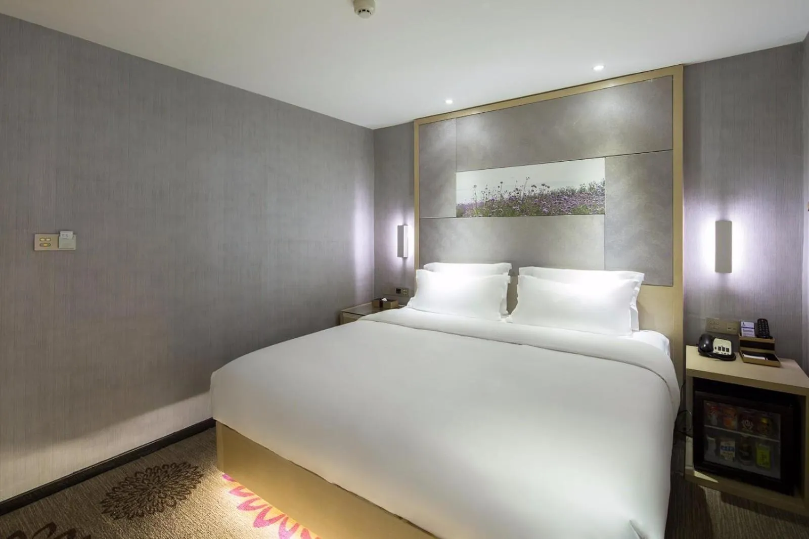 Bed in Lavande Hotel Changsha Pedestrian Street Nanmenkou Metro Station Branch