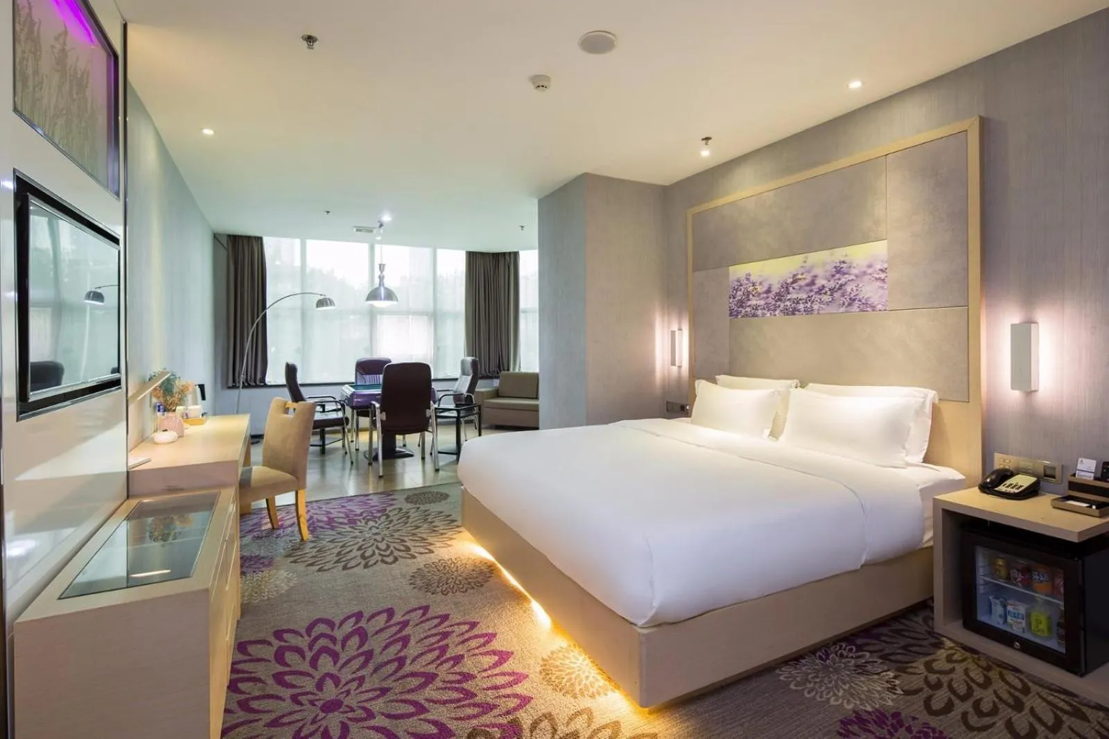 Bed in Lavande Hotel Changsha Pedestrian Street Nanmenkou Metro Station Branch