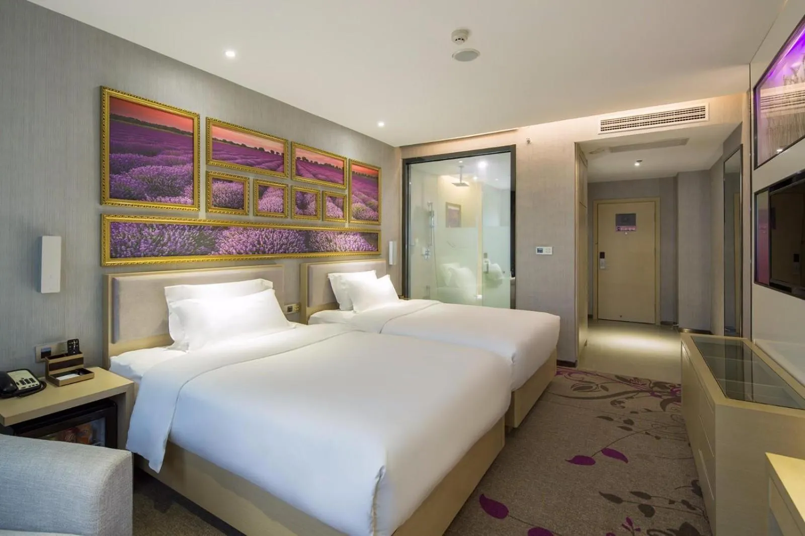 Bed in Lavande Hotel Changsha Pedestrian Street Nanmenkou Metro Station Branch