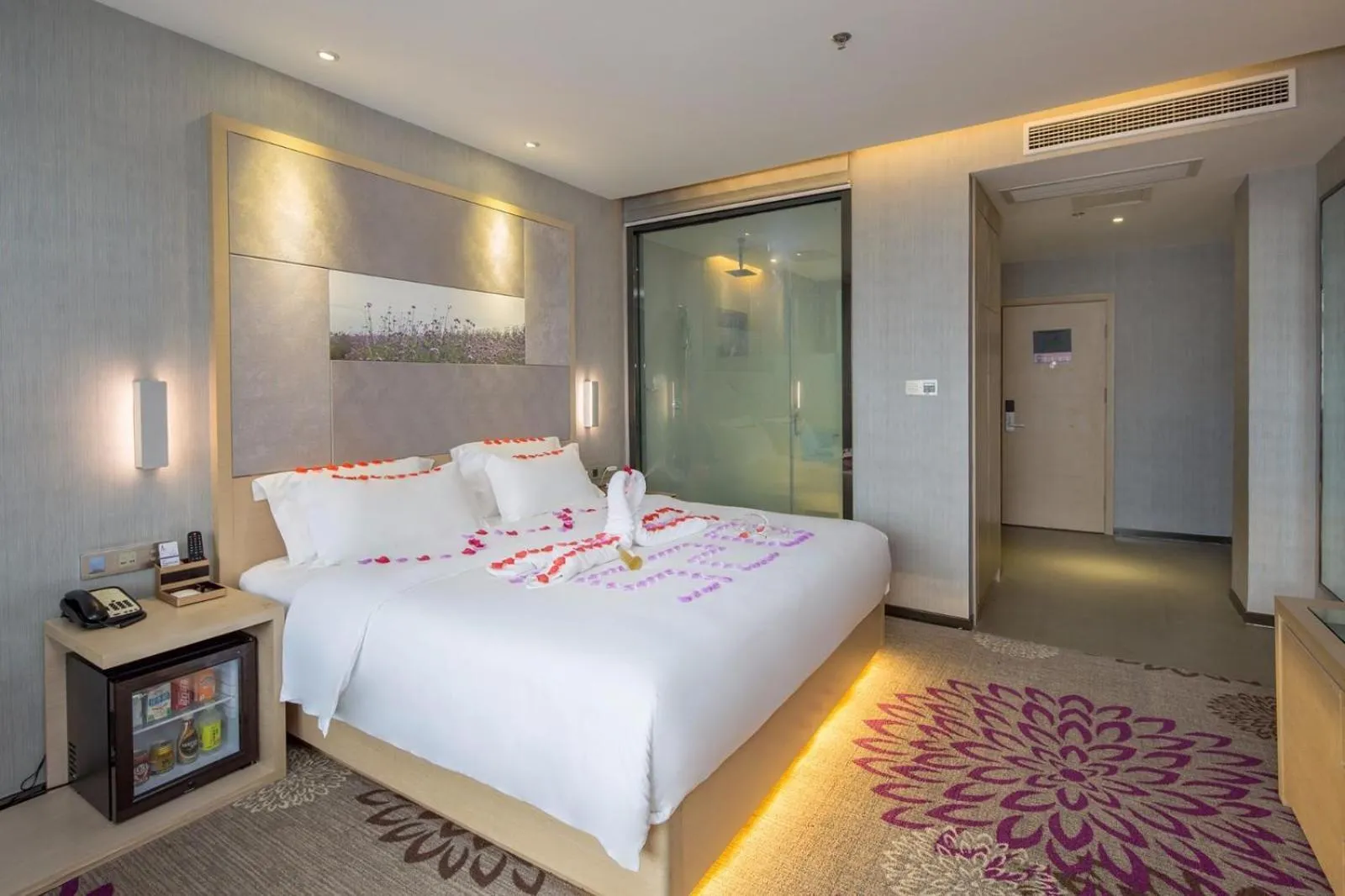 Bed in Lavande Hotel Changsha Pedestrian Street Nanmenkou Metro Station Branch