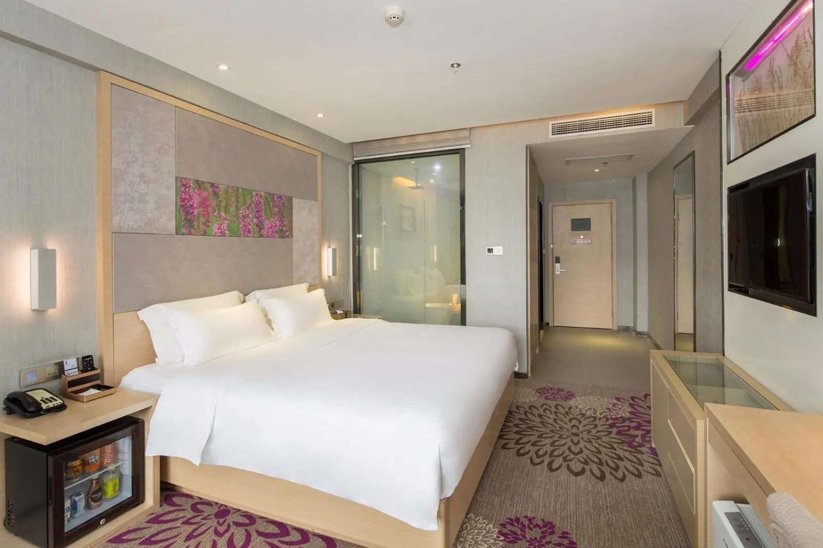 Bed in Lavande Hotel Changsha Pedestrian Street Nanmenkou Metro Station Branch