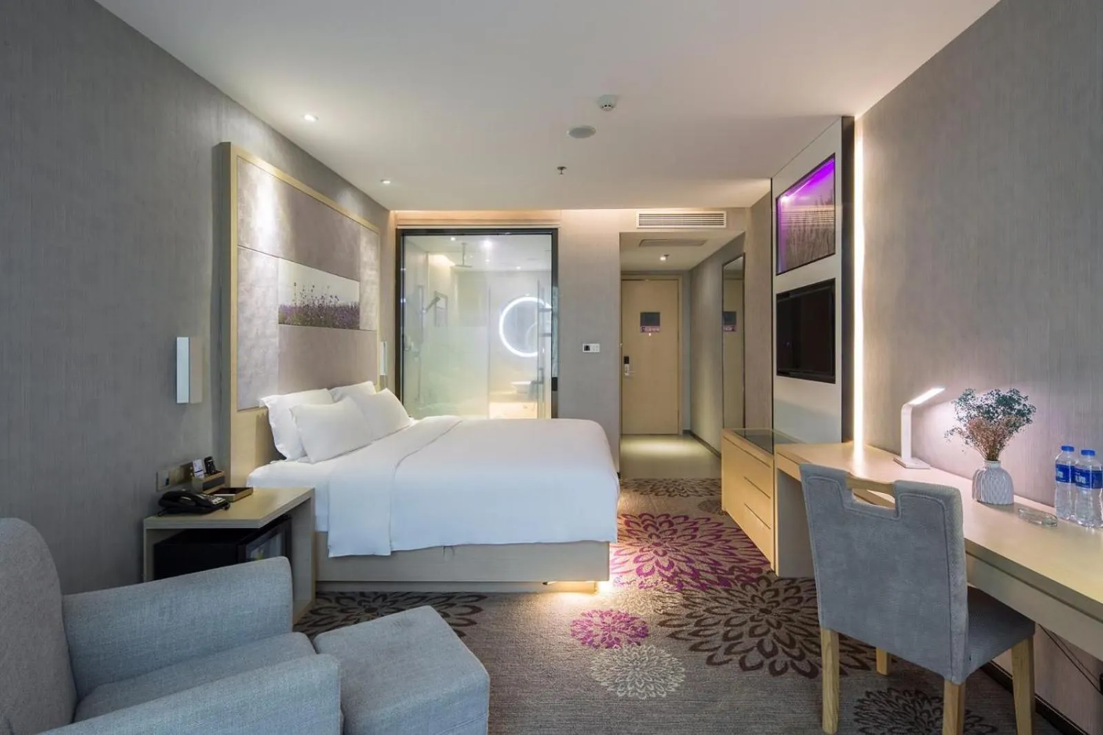 Bed in Lavande Hotel Changsha Pedestrian Street Nanmenkou Metro Station Branch