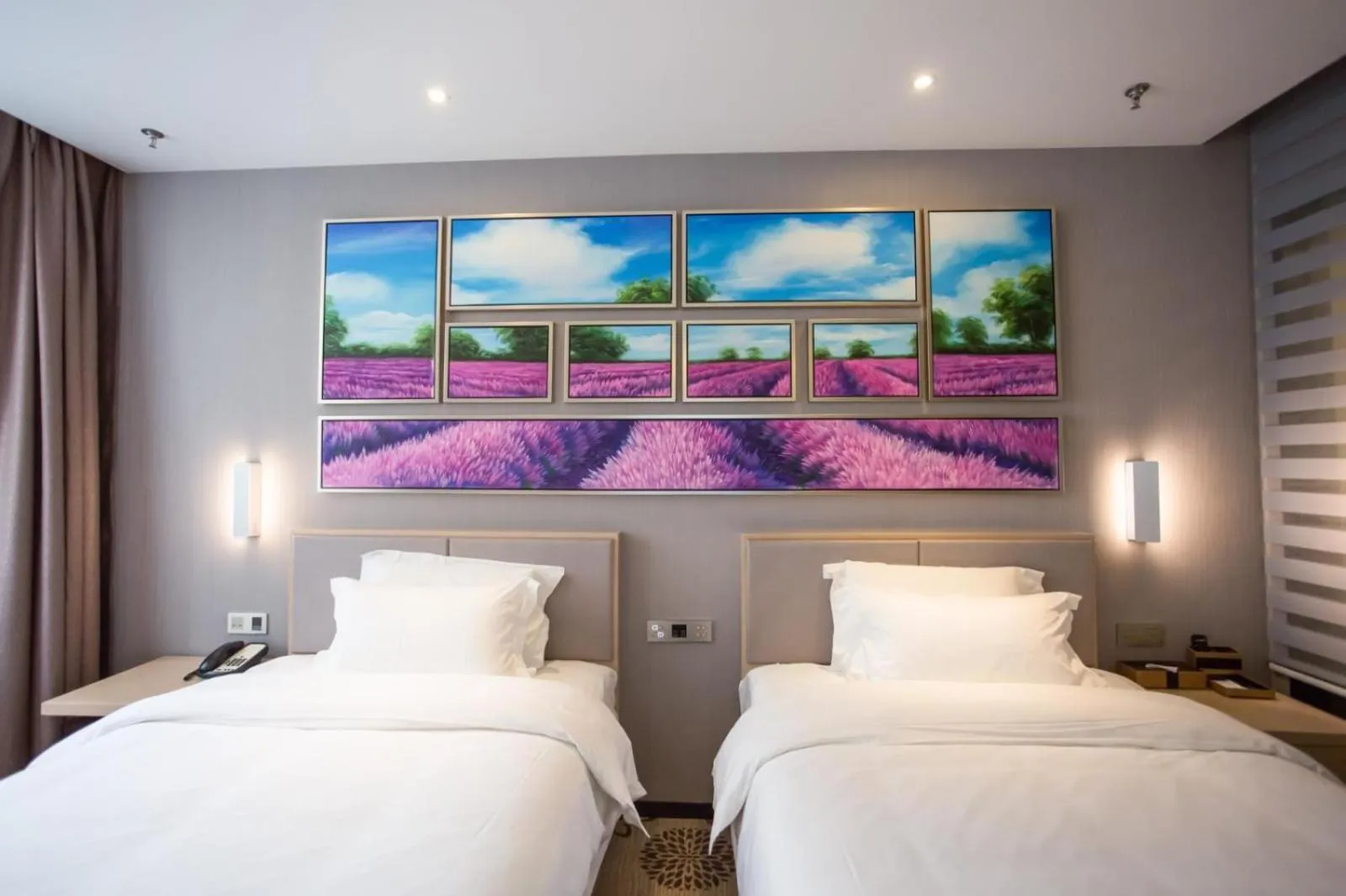 Bed in Lavande Hotel Xuzhou East High-speed Rail Station Jinshanqiao Development Zone Branch