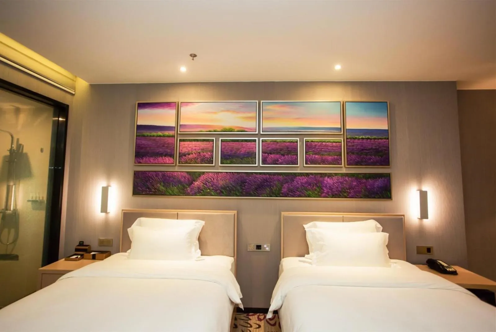 Bed in Lavande Hotel Xuzhou East High-speed Rail Station Jinshanqiao Development Zone Branch