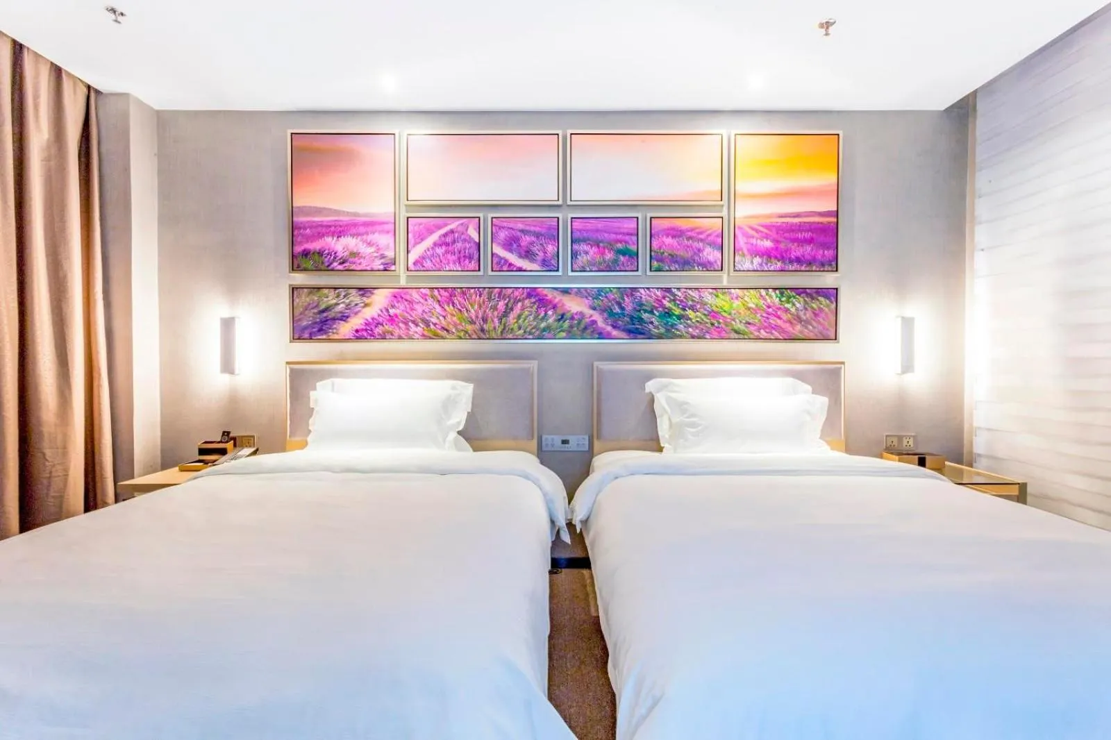 Bed in Lavande Hotel Nanchang Qingshanhu Wanda Branch