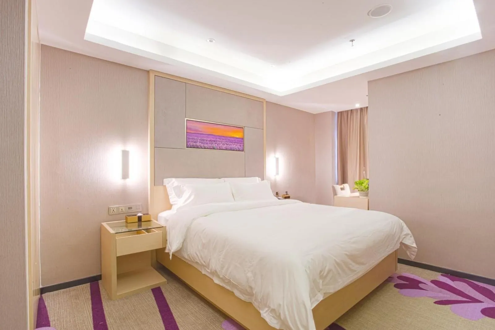Bed in Lavande Hotel Nanchang Qingshanhu Wanda Branch