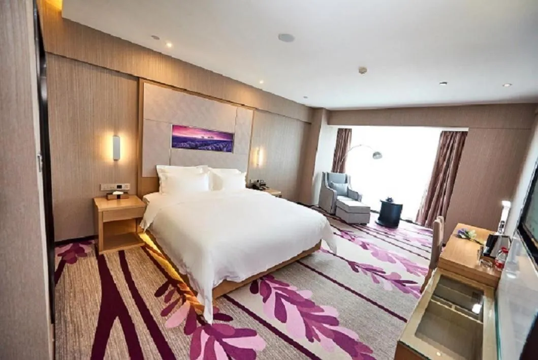 Bed in Lavande Hotel Haining Leather City Yintai Branch