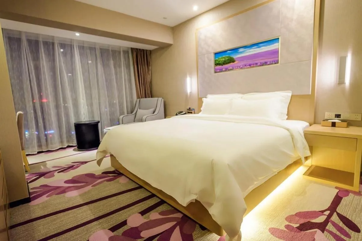 Bed in Lavande Hotel Haining Leather City Yintai Branch