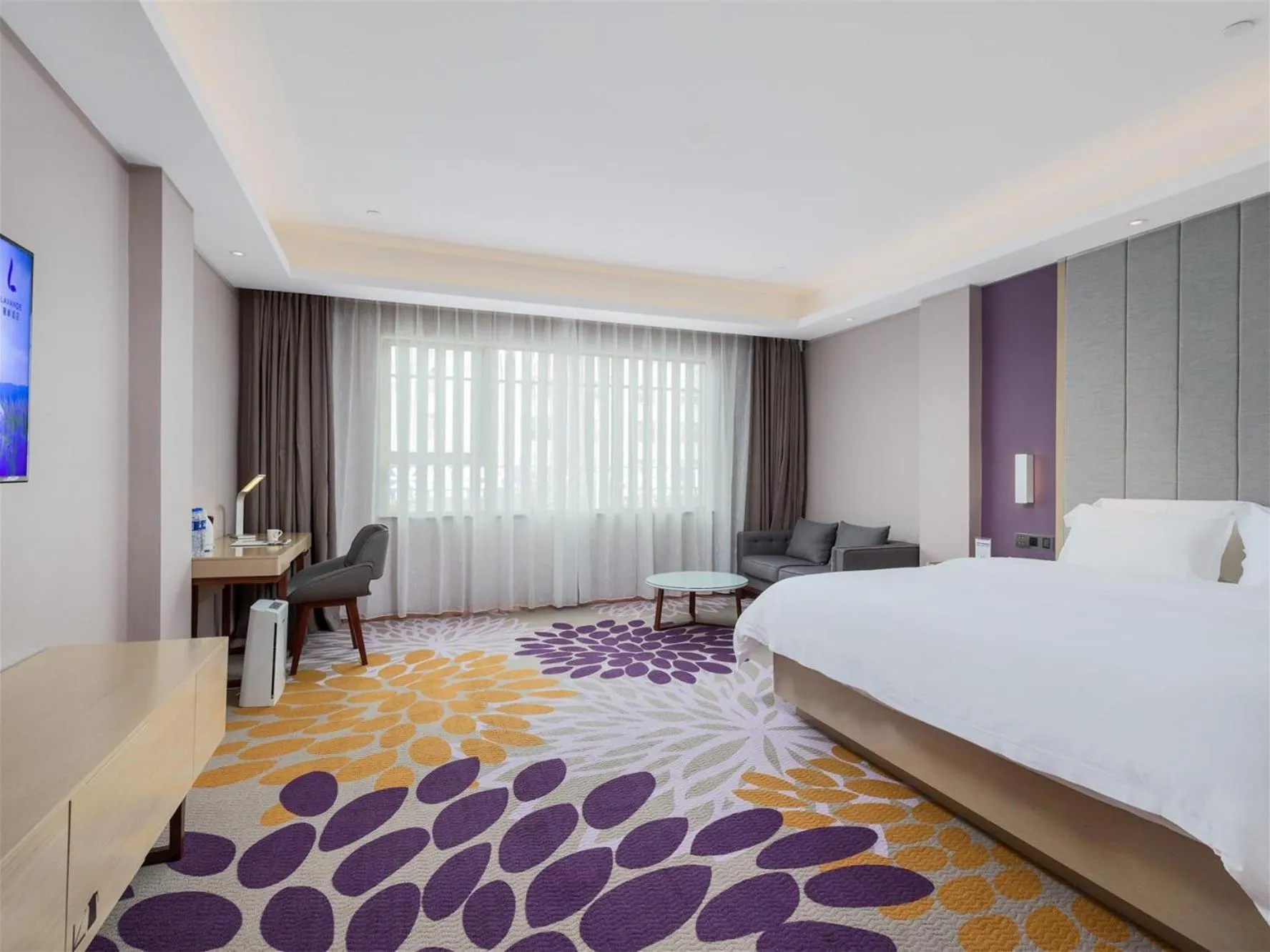 Bed in Lavande Hotel Guangzhou Sunac Cultural Tourism City Branch